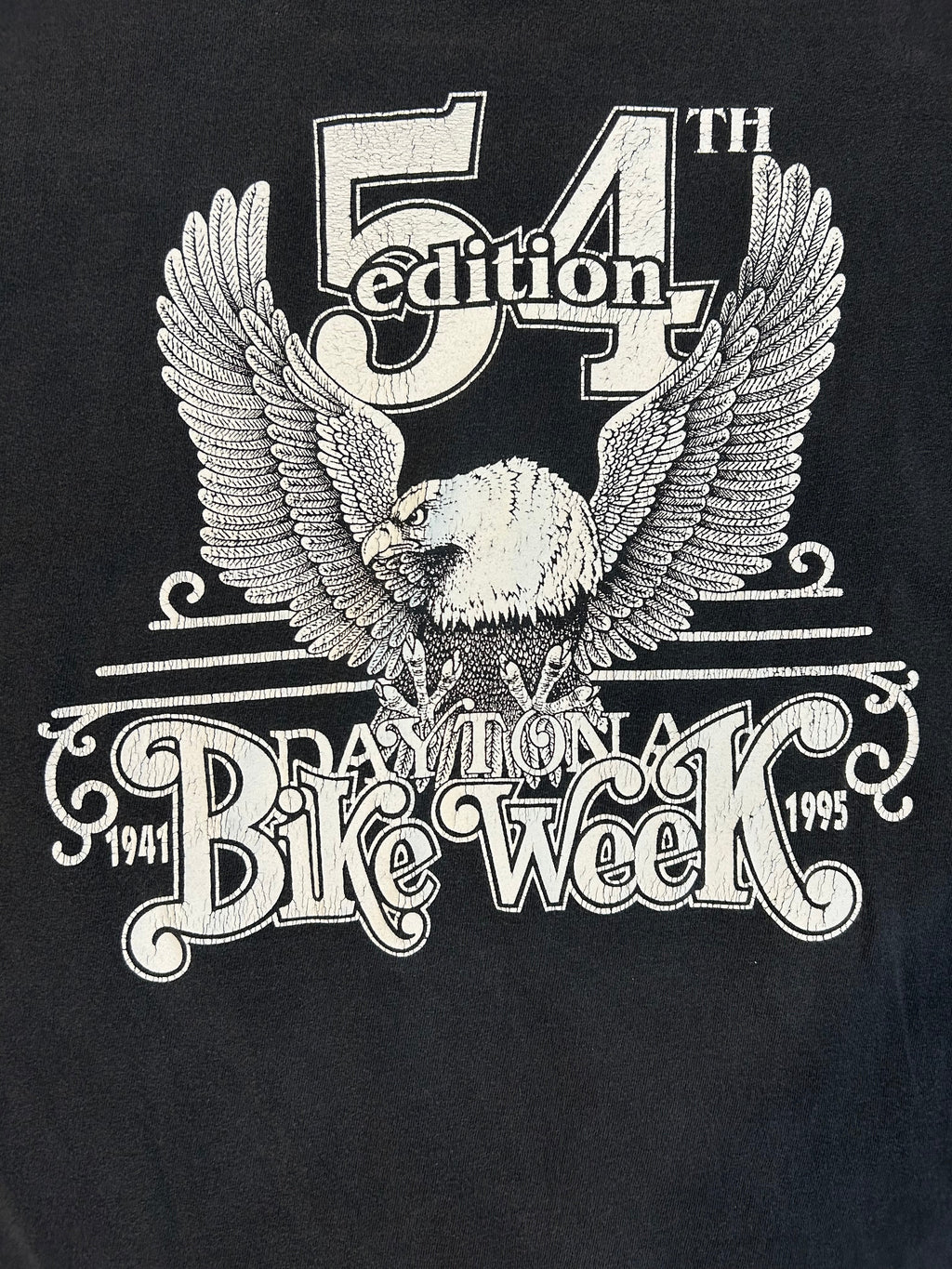 Vintage 1995 Bike Week 54th Edition Tee