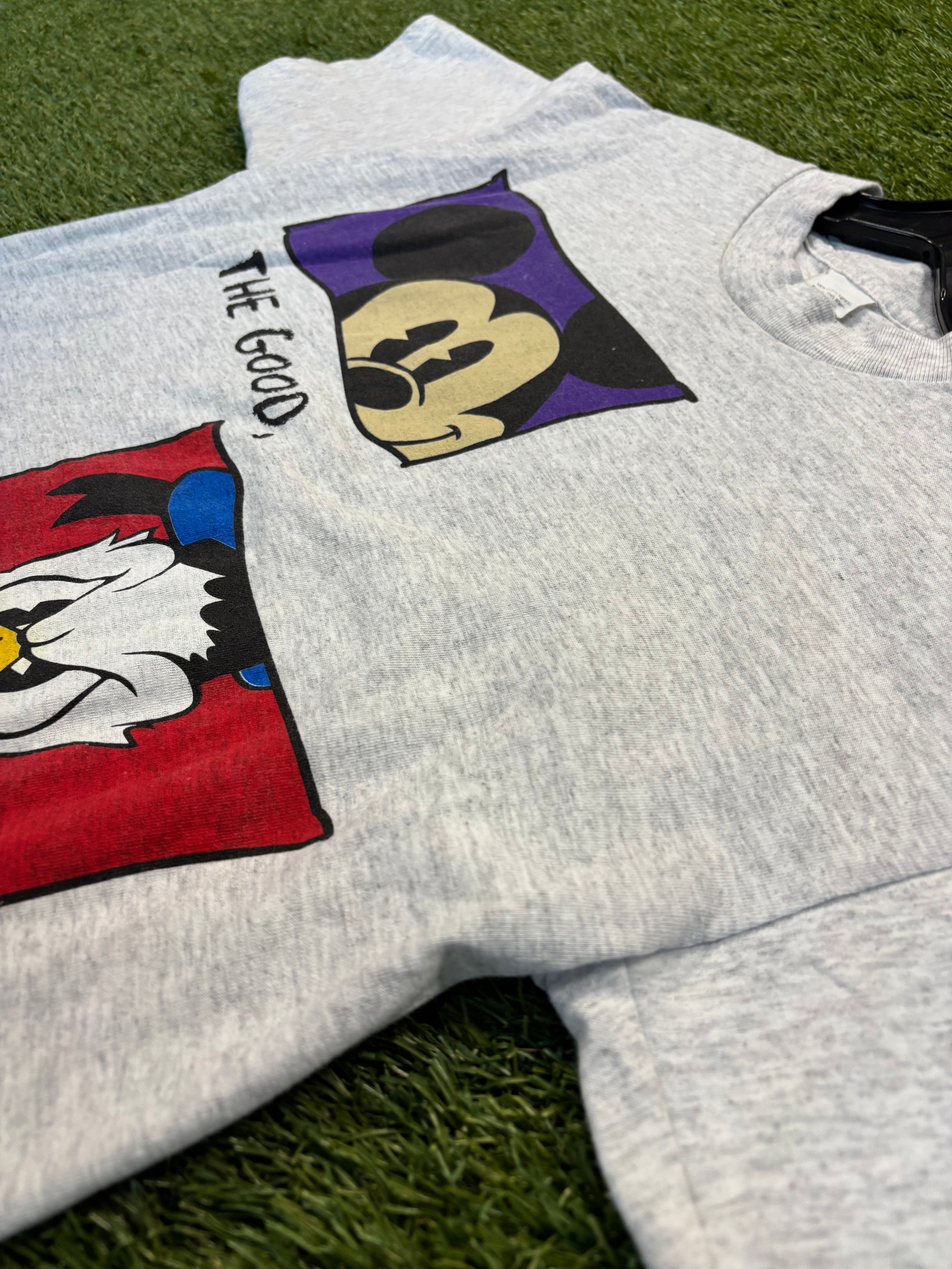 Vintage 90s Disney The Good The Bad The Goofy Tee