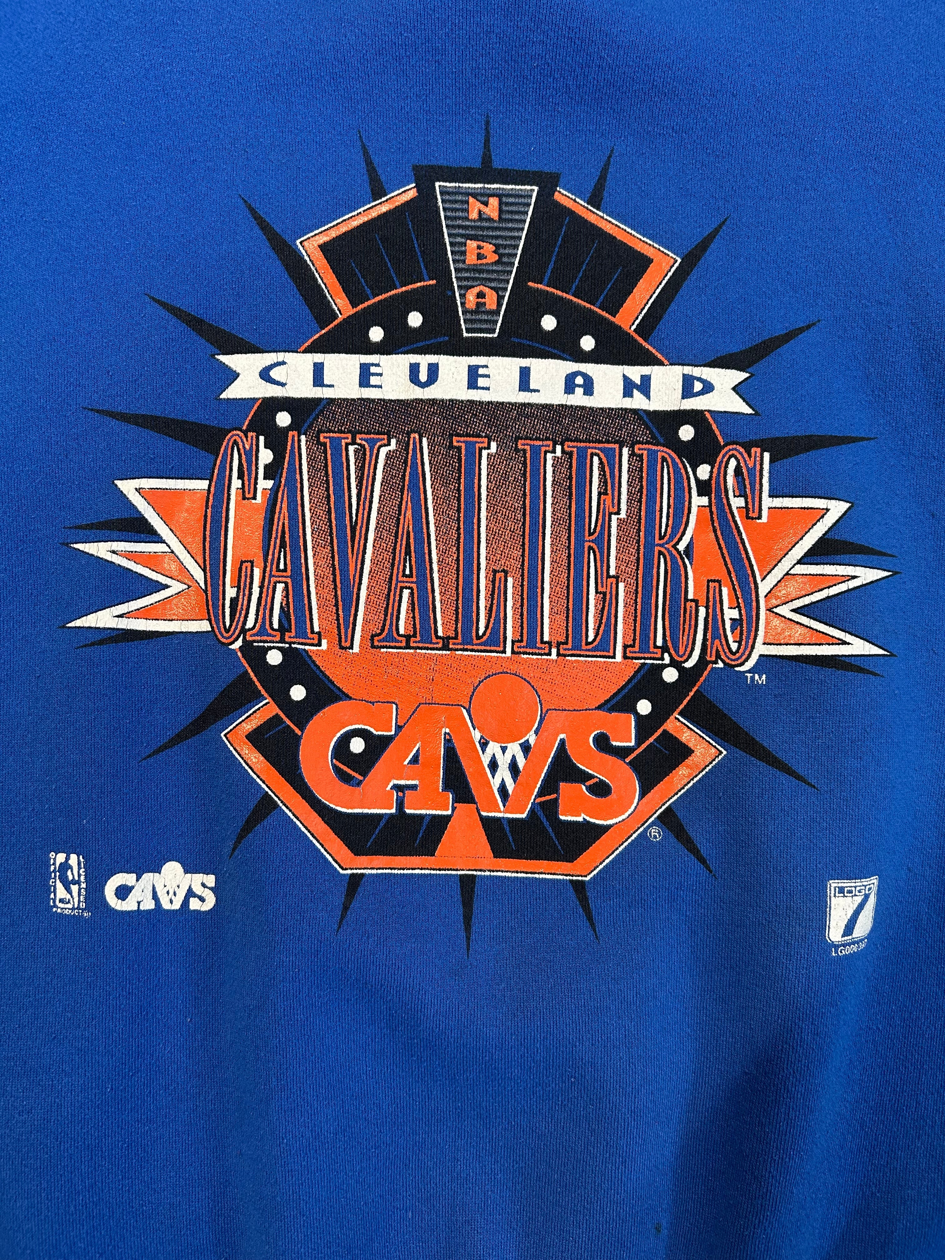 Vintage 90s Cleveland Cavilers Logo7 Tag Crewneck