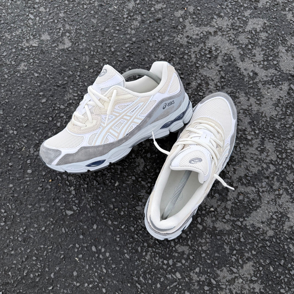 ASICS GEL NYC TRAINER - CREAM WHITE / GREY