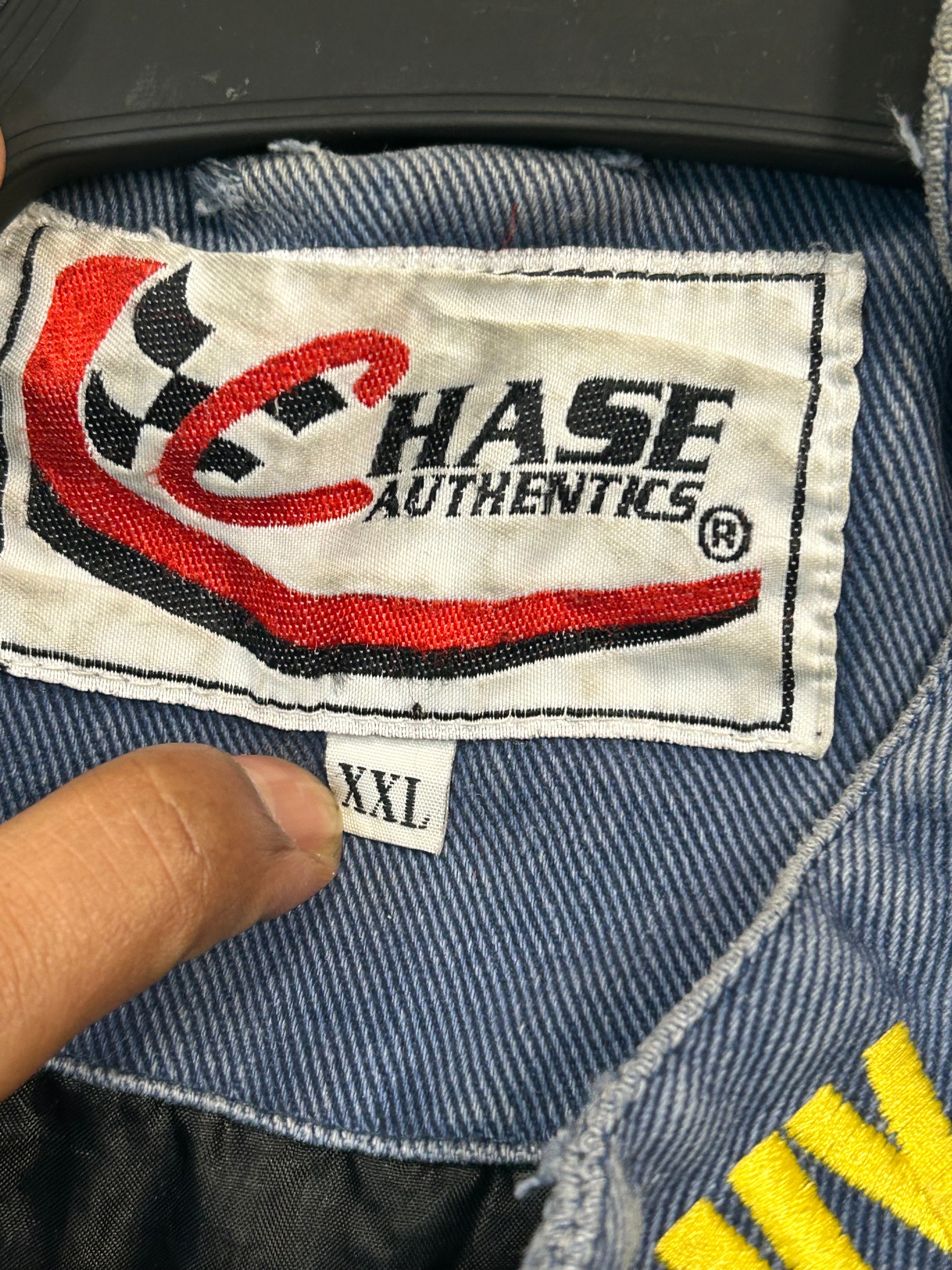 Vintage Navy Accelerate Your Life NASCAR jacket