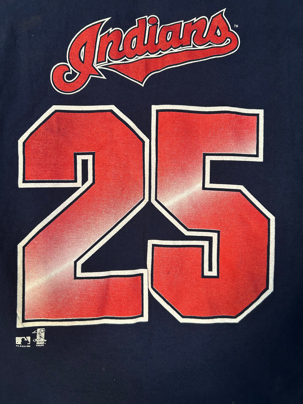 Vintage 1998 Cleveland Indians #25 Thome Tee