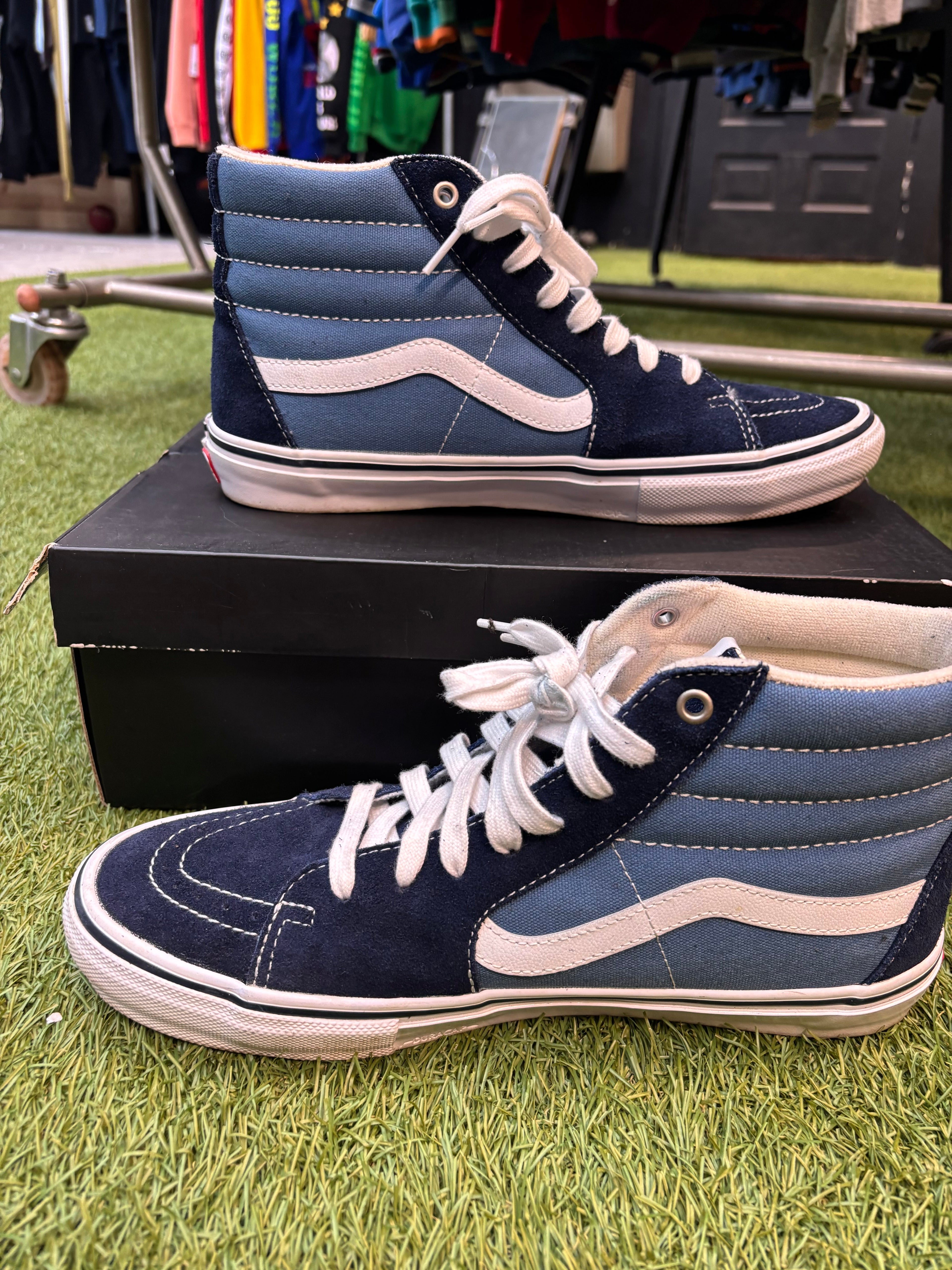 Blue vans