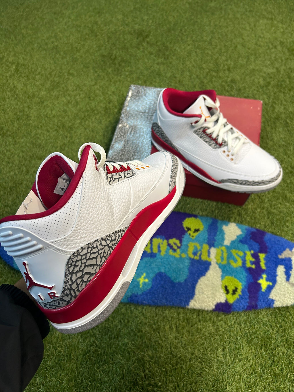 Jordan Retro 3 Cardinal Reds(Used)