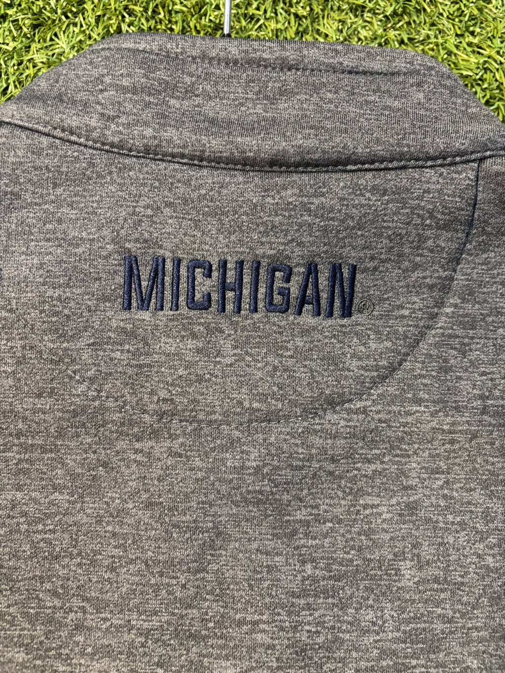 Dark Grey Michigan Colosseum Jacket Size Medium