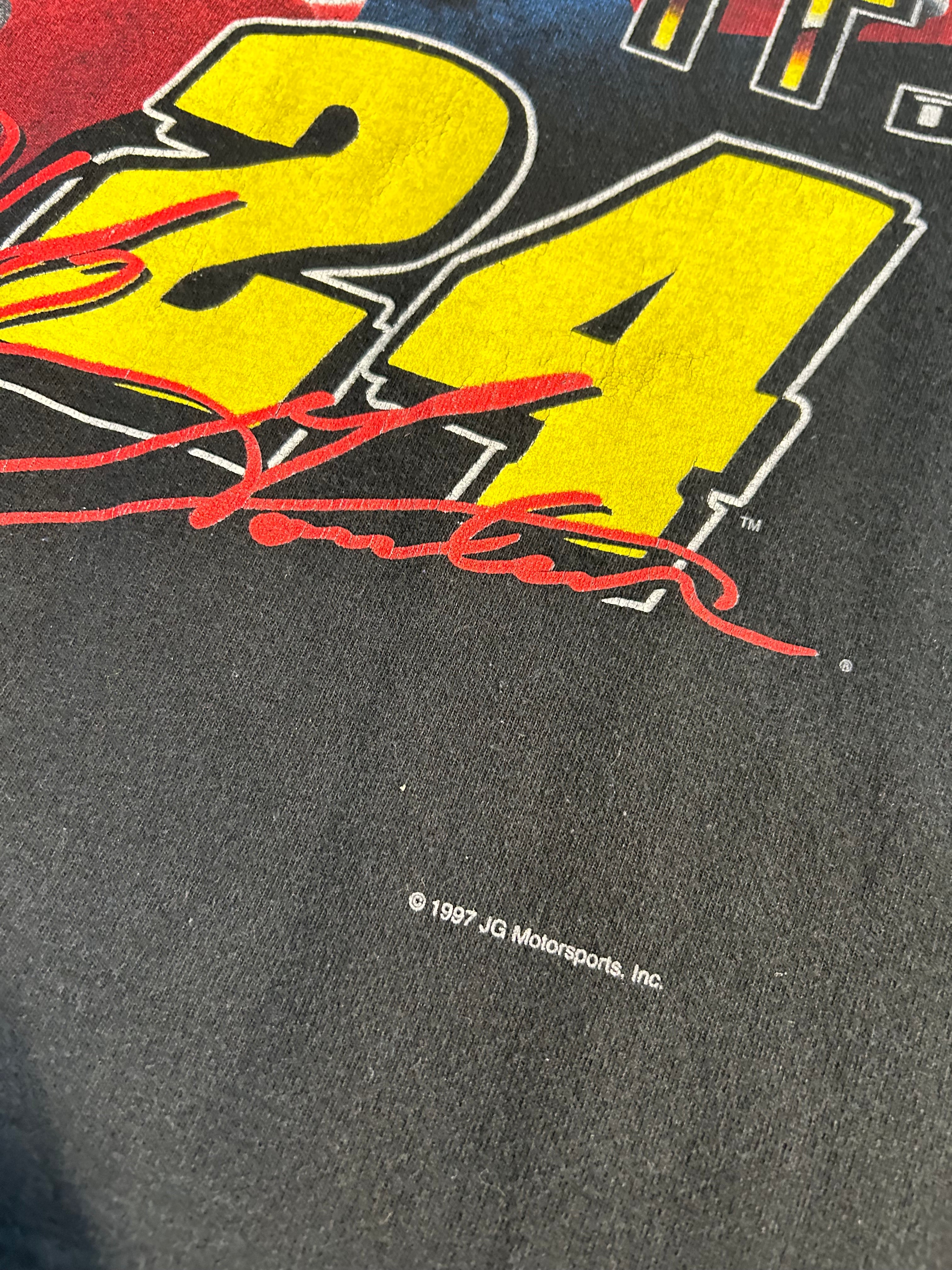 Vintage 1997 Jeff Gordon Nothing Lucky About It Tee