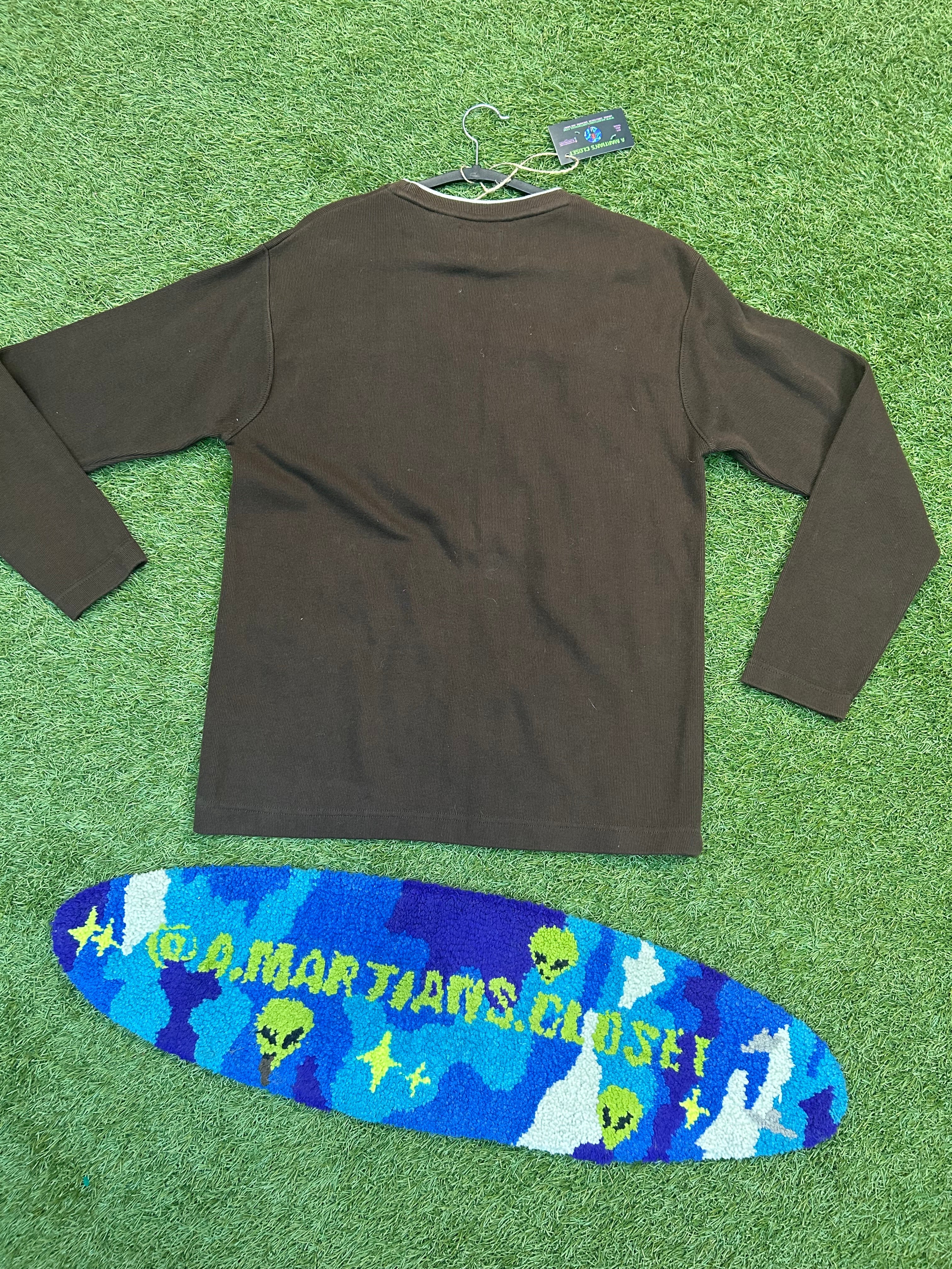 Y2K Point Zero Brown Crewneck