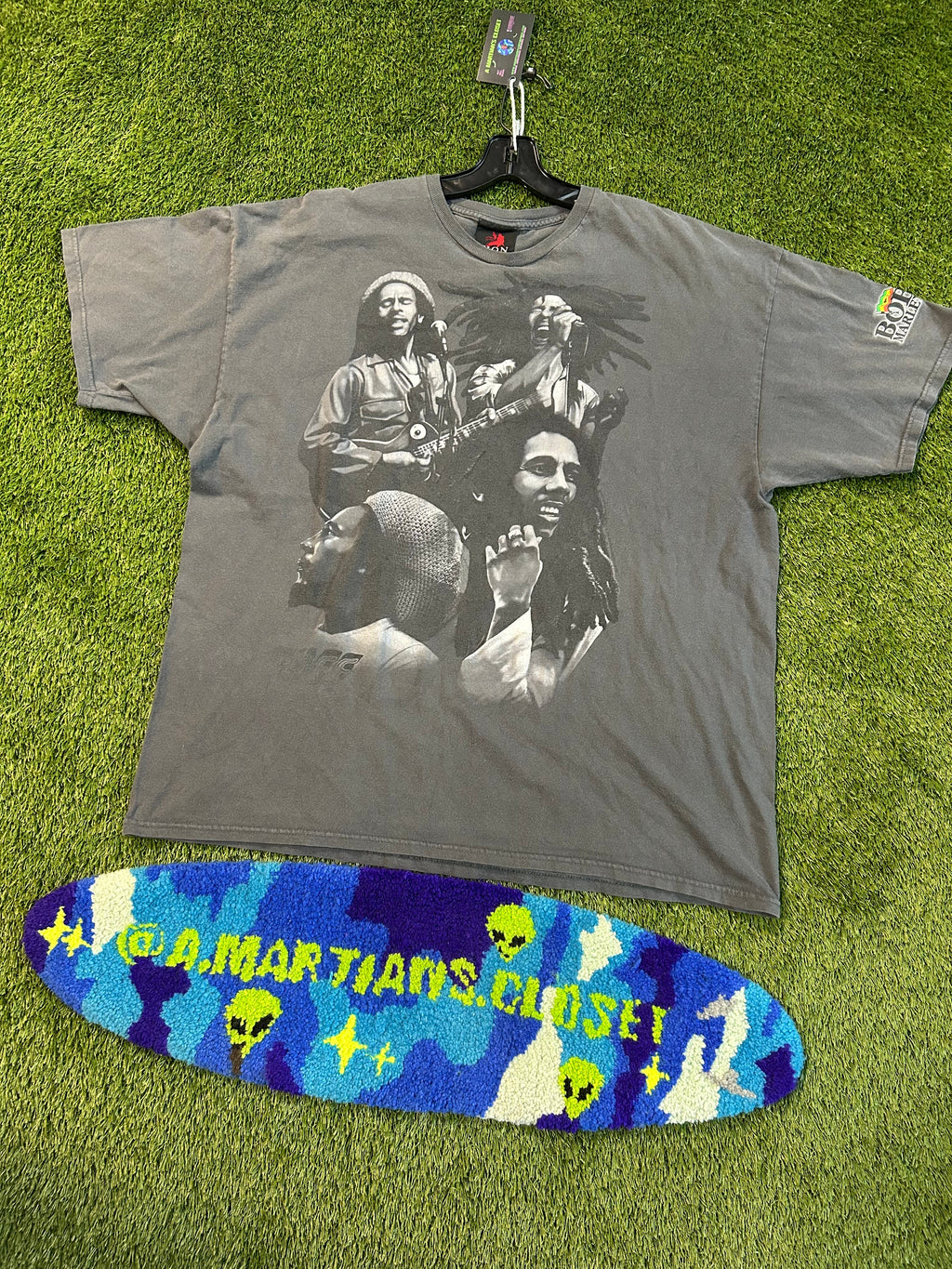 Y2K Zion Tag Bob Marley Tee