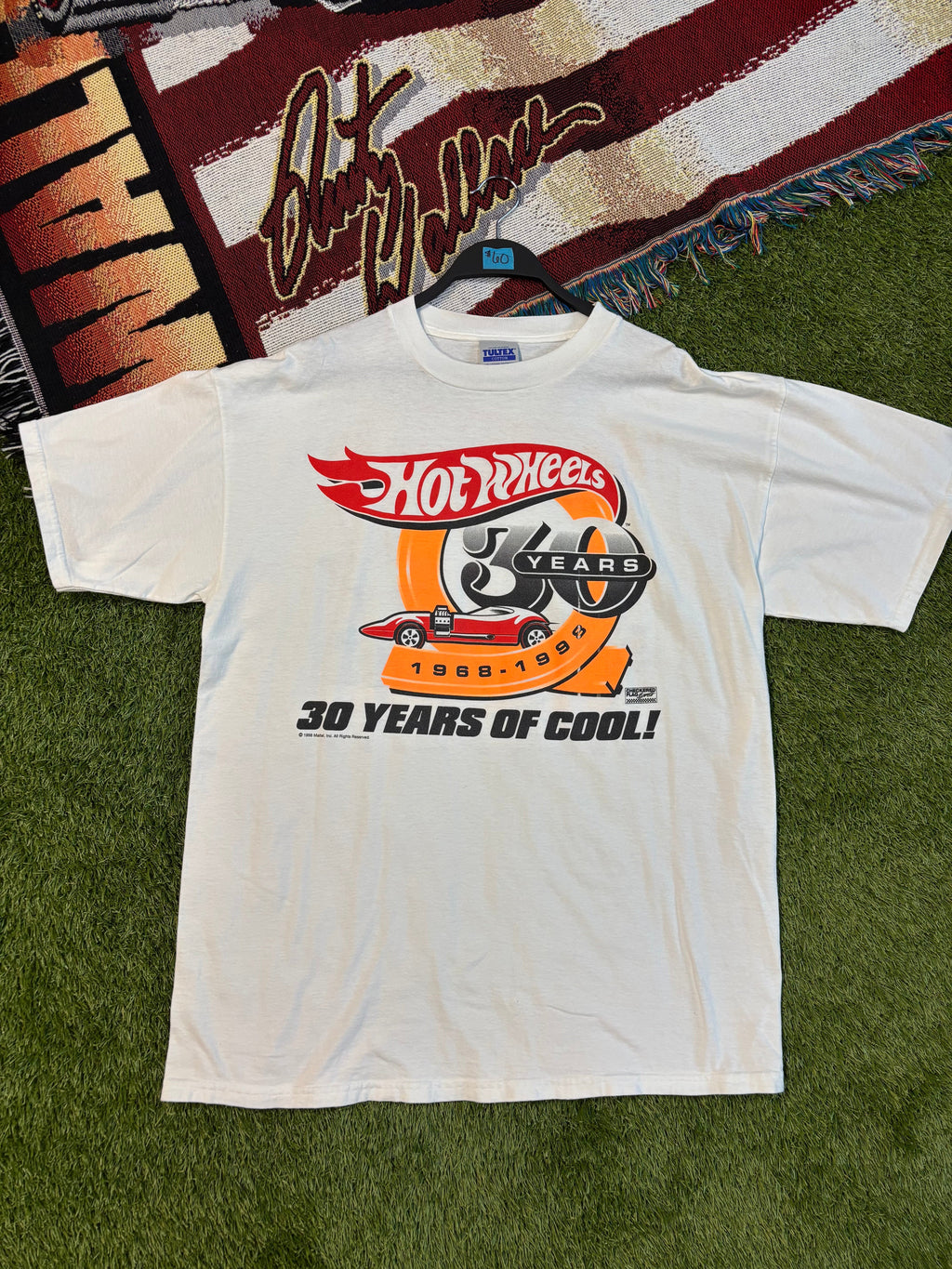 1998 Kyle Petty Mattel Hot Wheels 30 Years Of Racing T-Shirt Size XL Tultex Tag