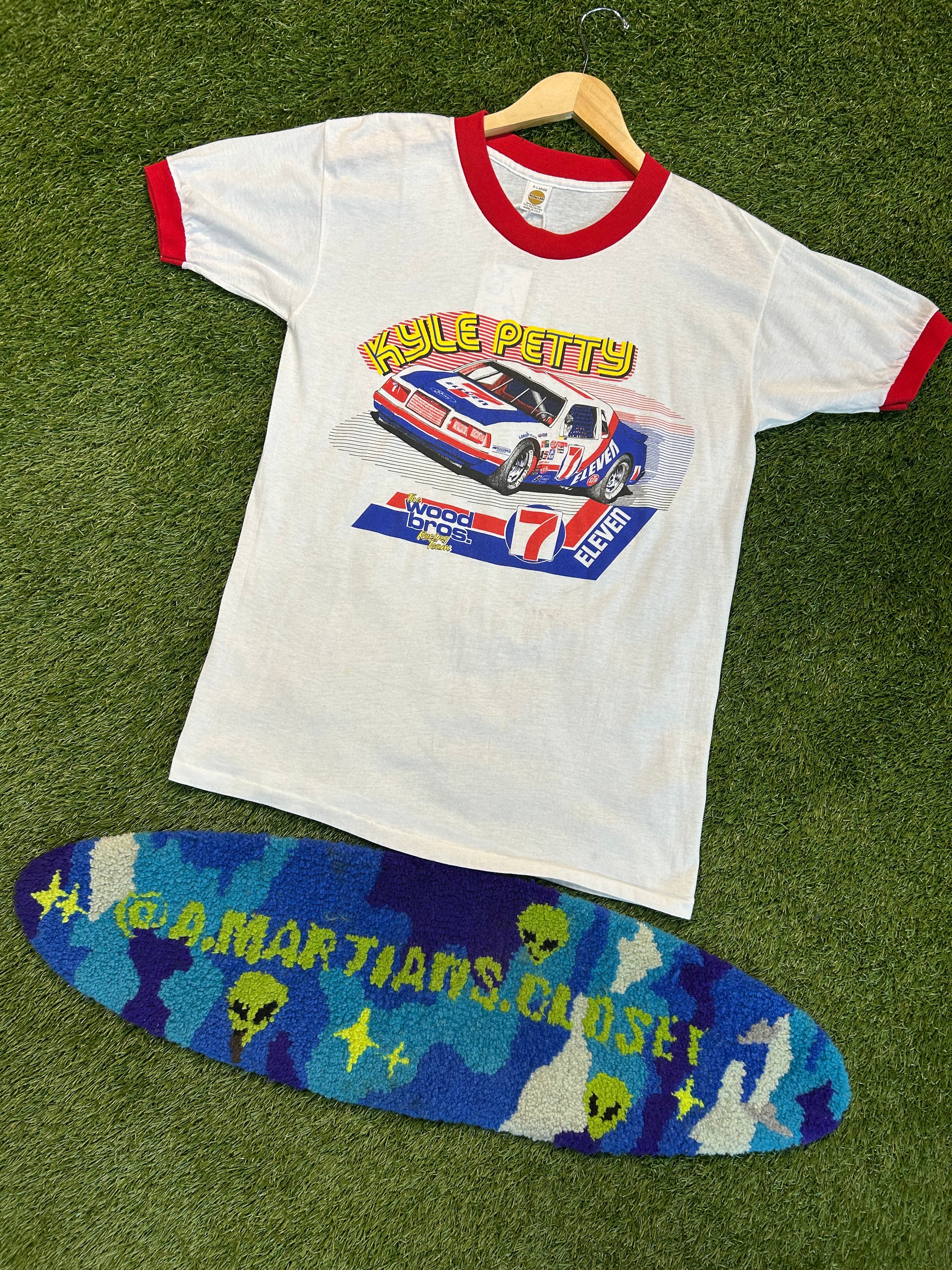 Vintage 90s The Wood Bros. Racing Team Kyle Petty #7 Tee