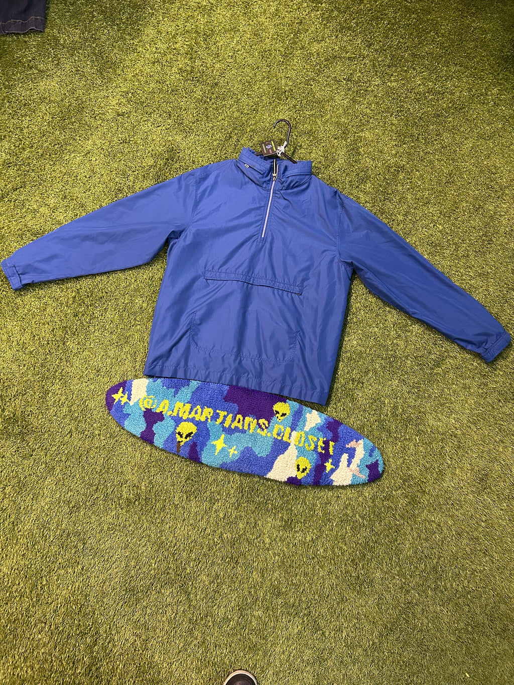 Y2K Nike QrtZip Pullover Windbreaker W/Zip Hood