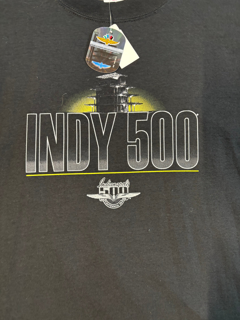 Dead stock 2009 Indy 500 racing T-Shirt Size 2XL Brickyard Authentics tag