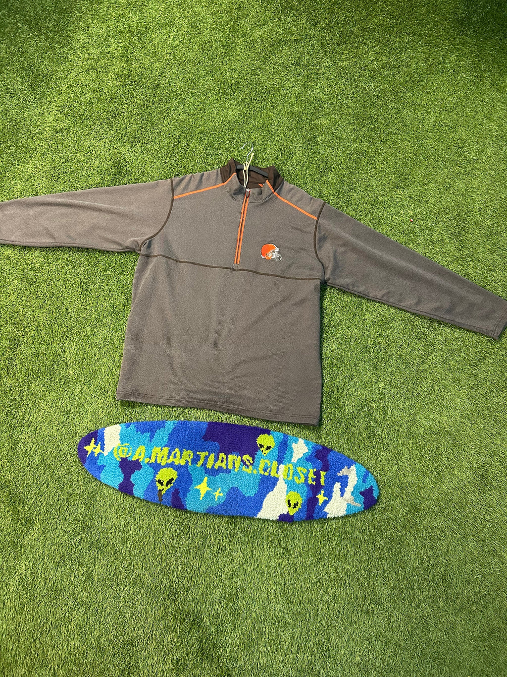 New Age Cleveland Browns HalfZip Pullover