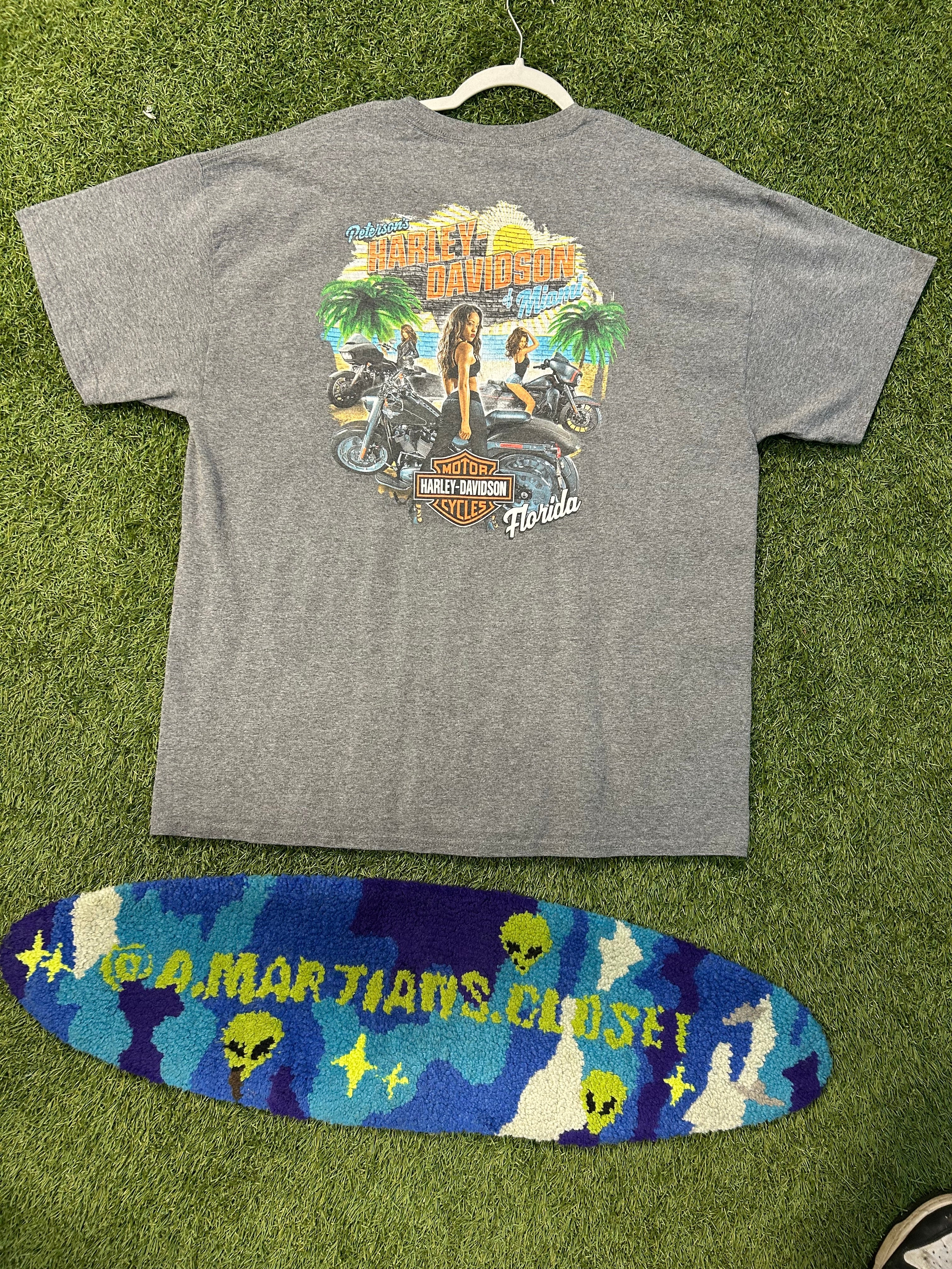 Y2K Harley Davidson Miami Florida Girls Tee