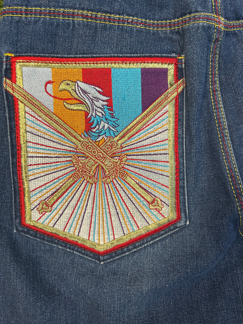 Y2K Coogi Australia Swords Jeans