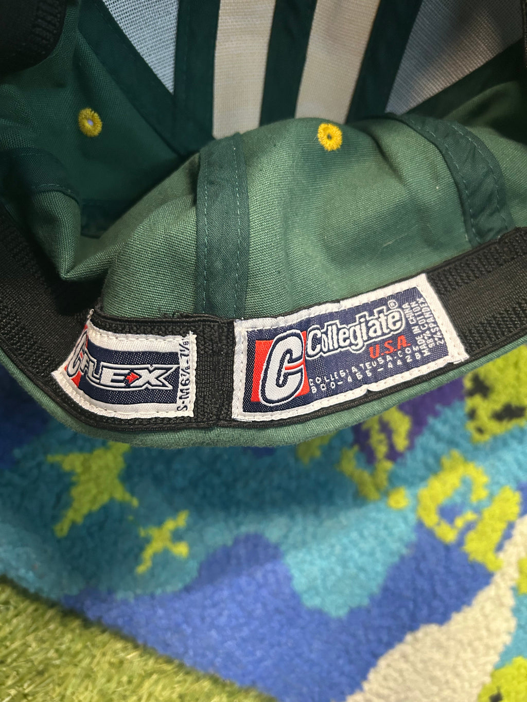 Vintage 90s NBA Seattle Sonics Brand New W/Tags Stretch Fit Cap