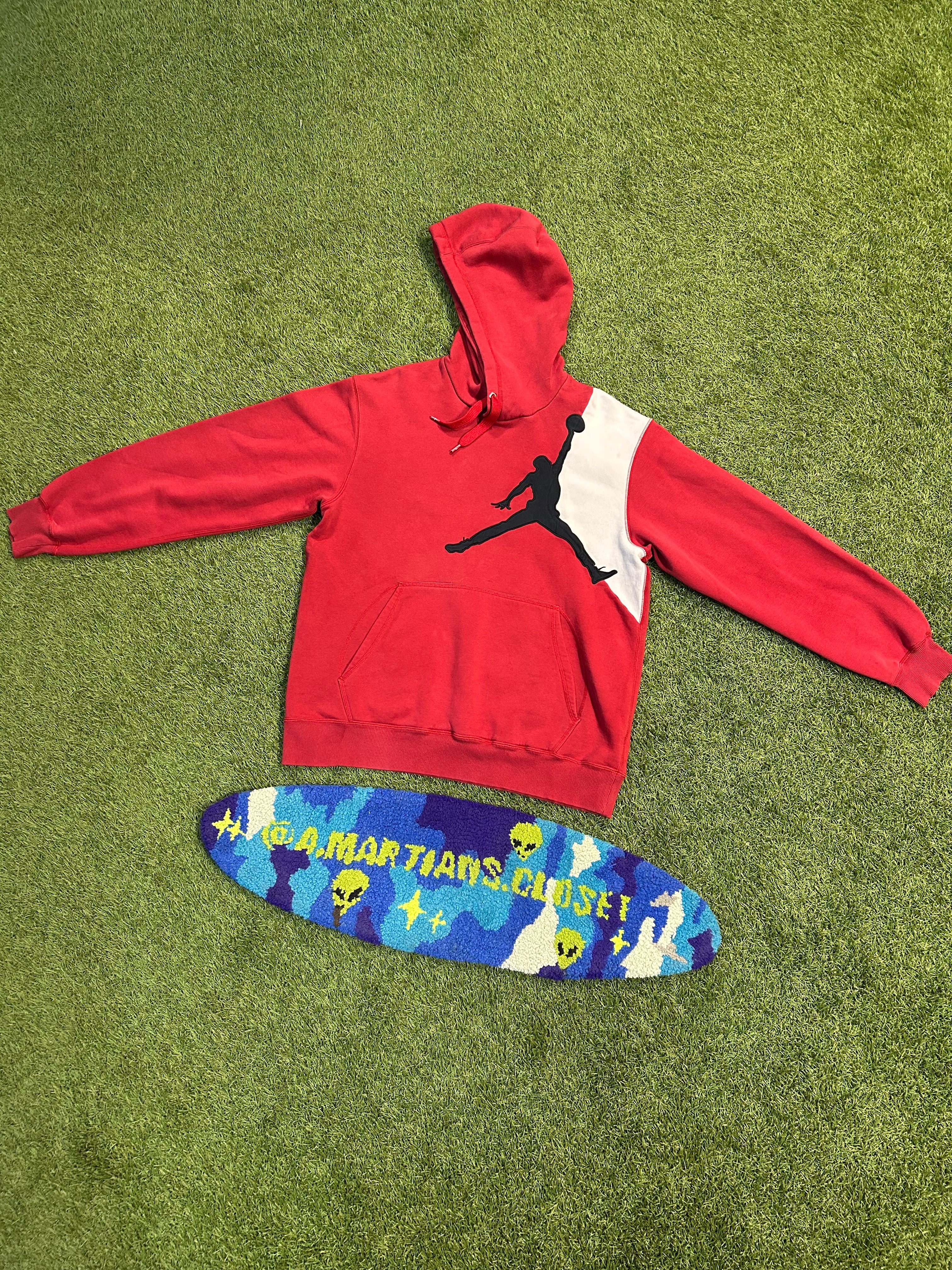 Y2K Air Jordan Big Jumpman Logo Hoodie