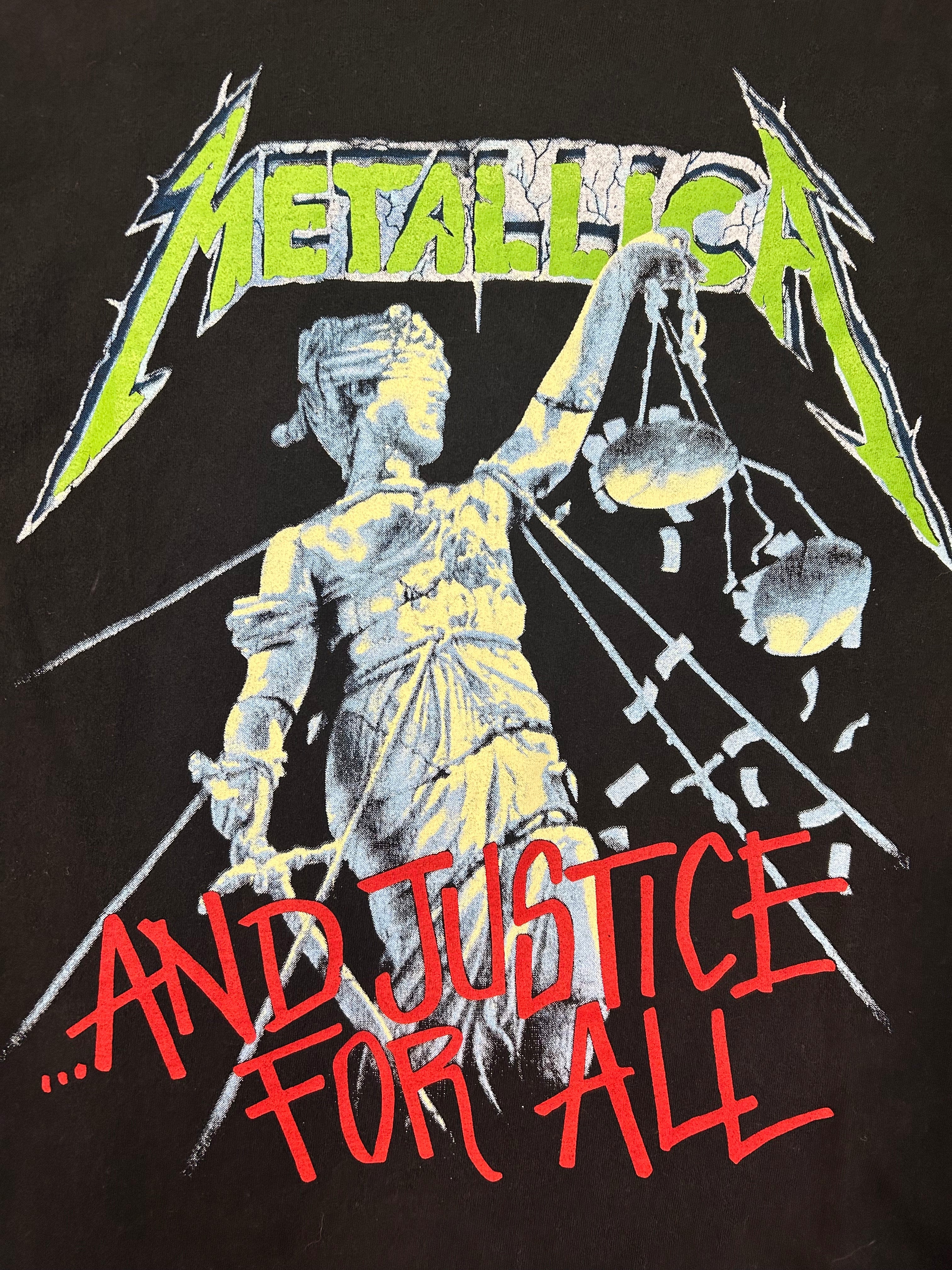 Y2K Metallica Hammer Of Justice Crushes You Tee