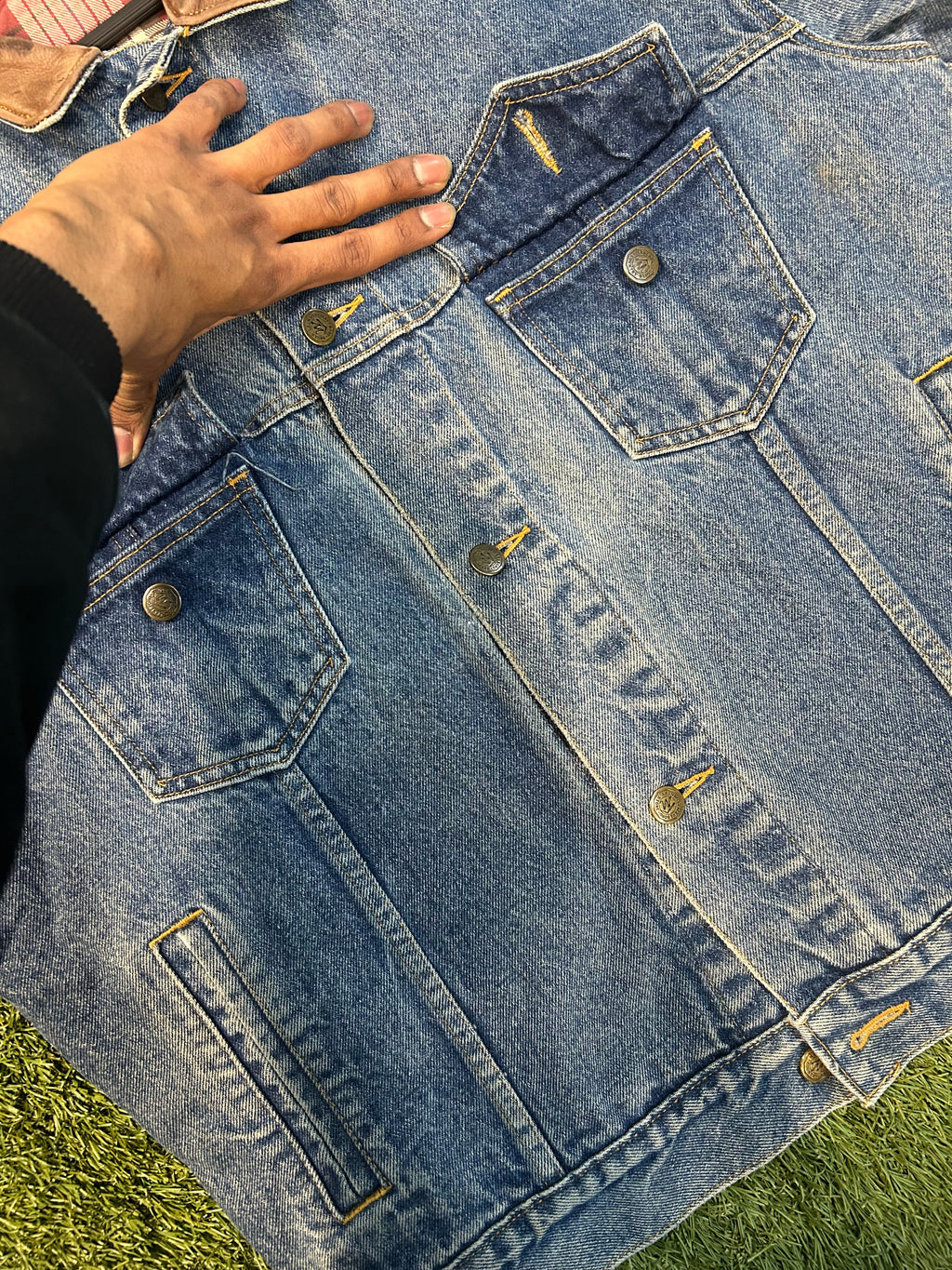 Vintage Marlboro Country Store Light Blue Jean Jacket