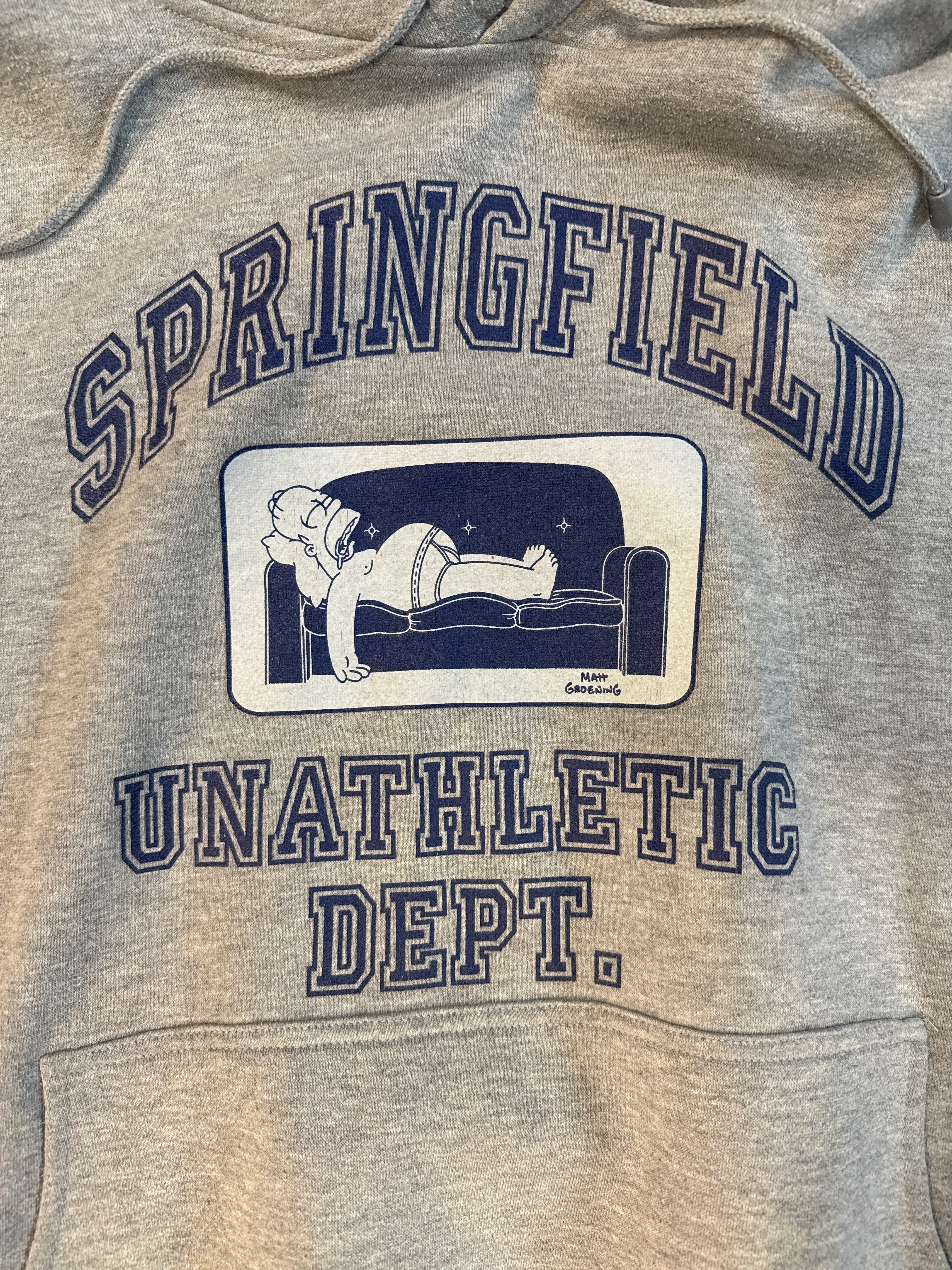 VINTAGE SIMPSONS “UNATHLETIC DEPT.” HOODIE