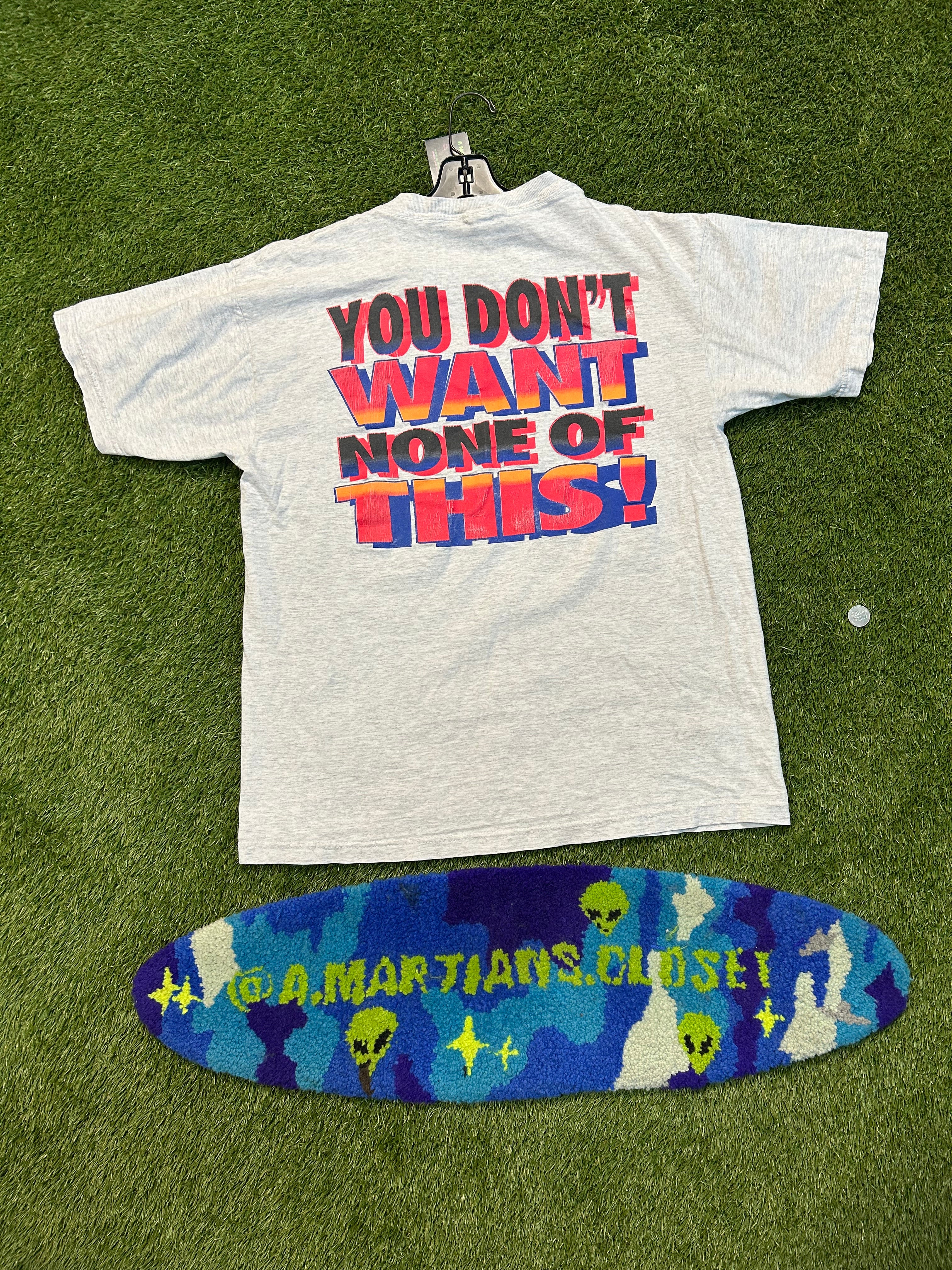 Rare Vintage 1995 Looney Toons You Don’t Want None Of This Tee