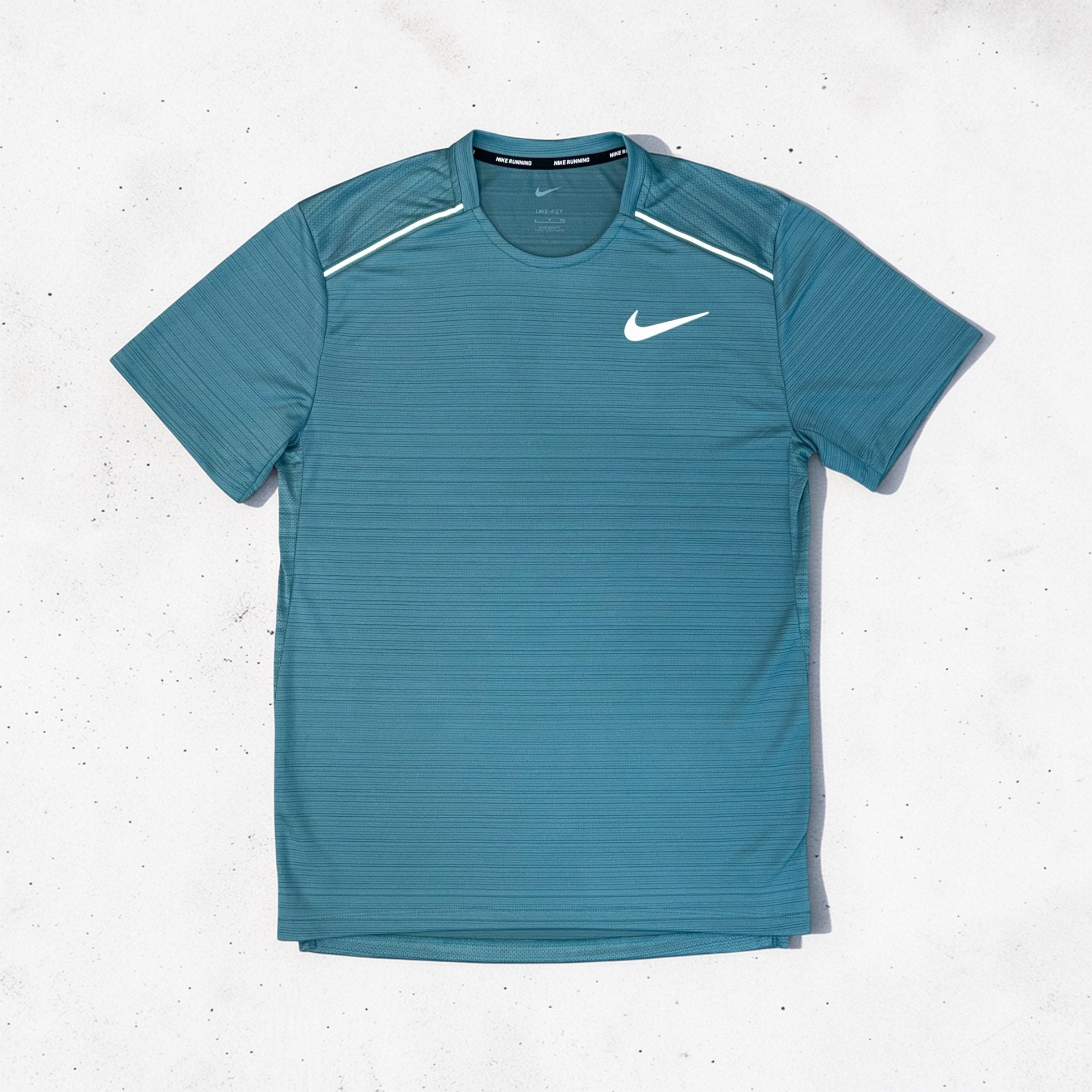 NIKE MILER 1.0 T SHIRT - MINERAL TEAL