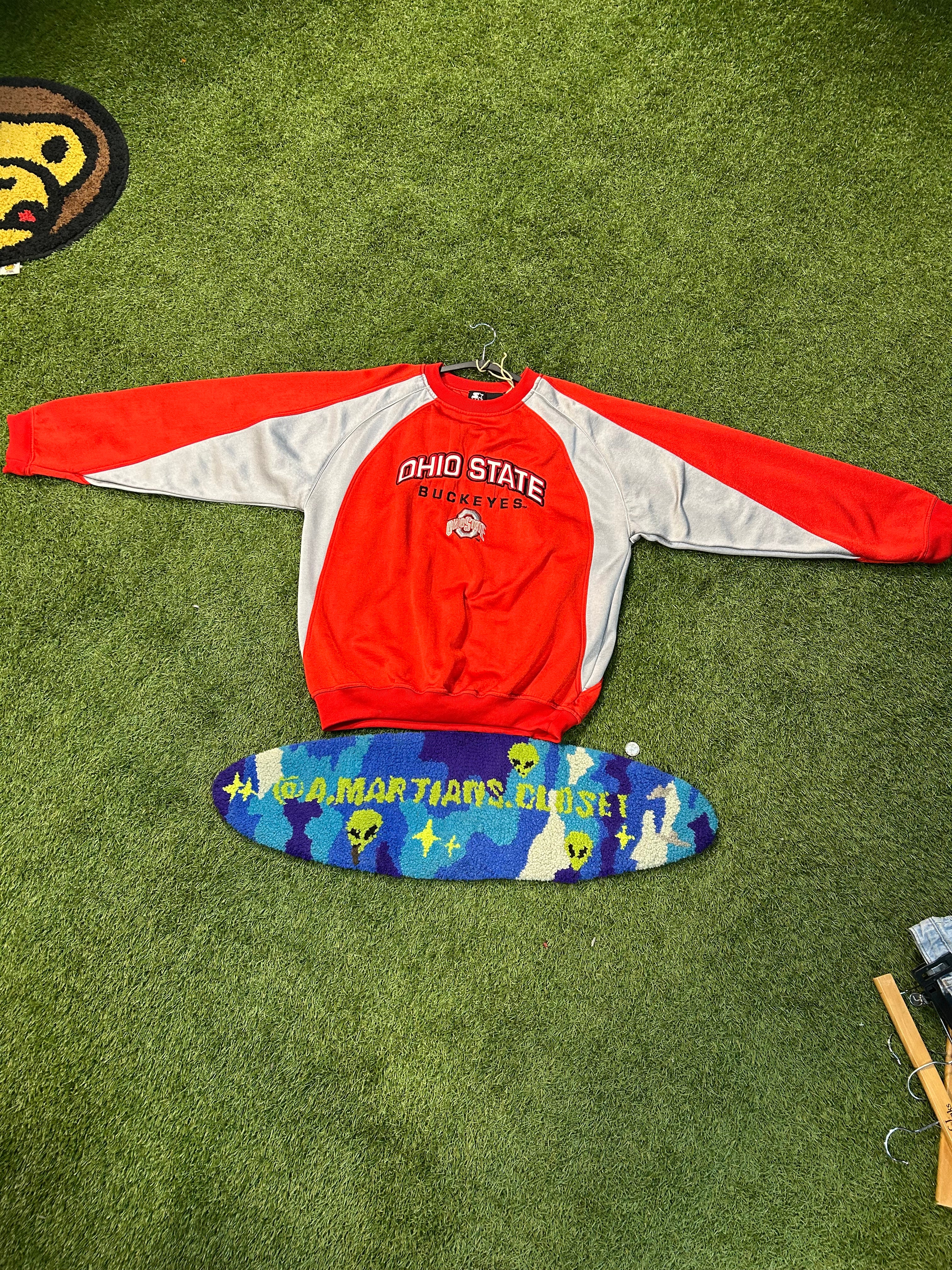 Vintage Starter Ohio State Buckeyes Embroidered Crewneck