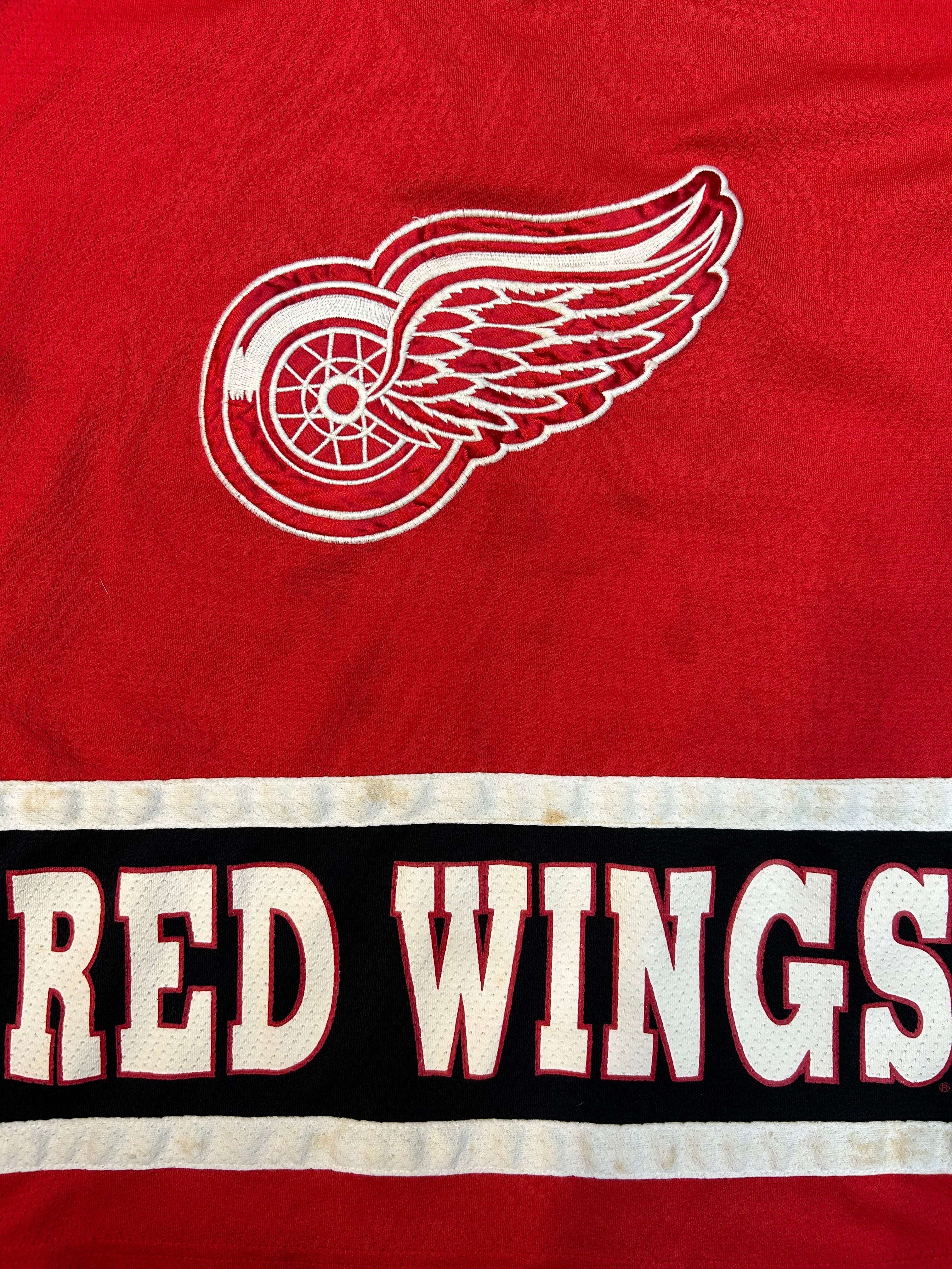 Vintage 90s Steve Yzerman Detroit Red Wings NHL Hockey Jersey