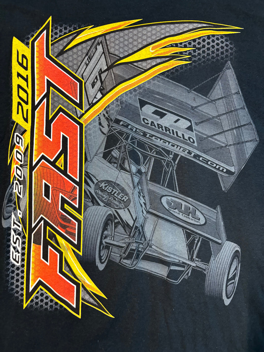 2016 Kistler Racing Products Sprint car T-Shirt Size 3XL Gildan ultra cotton tag