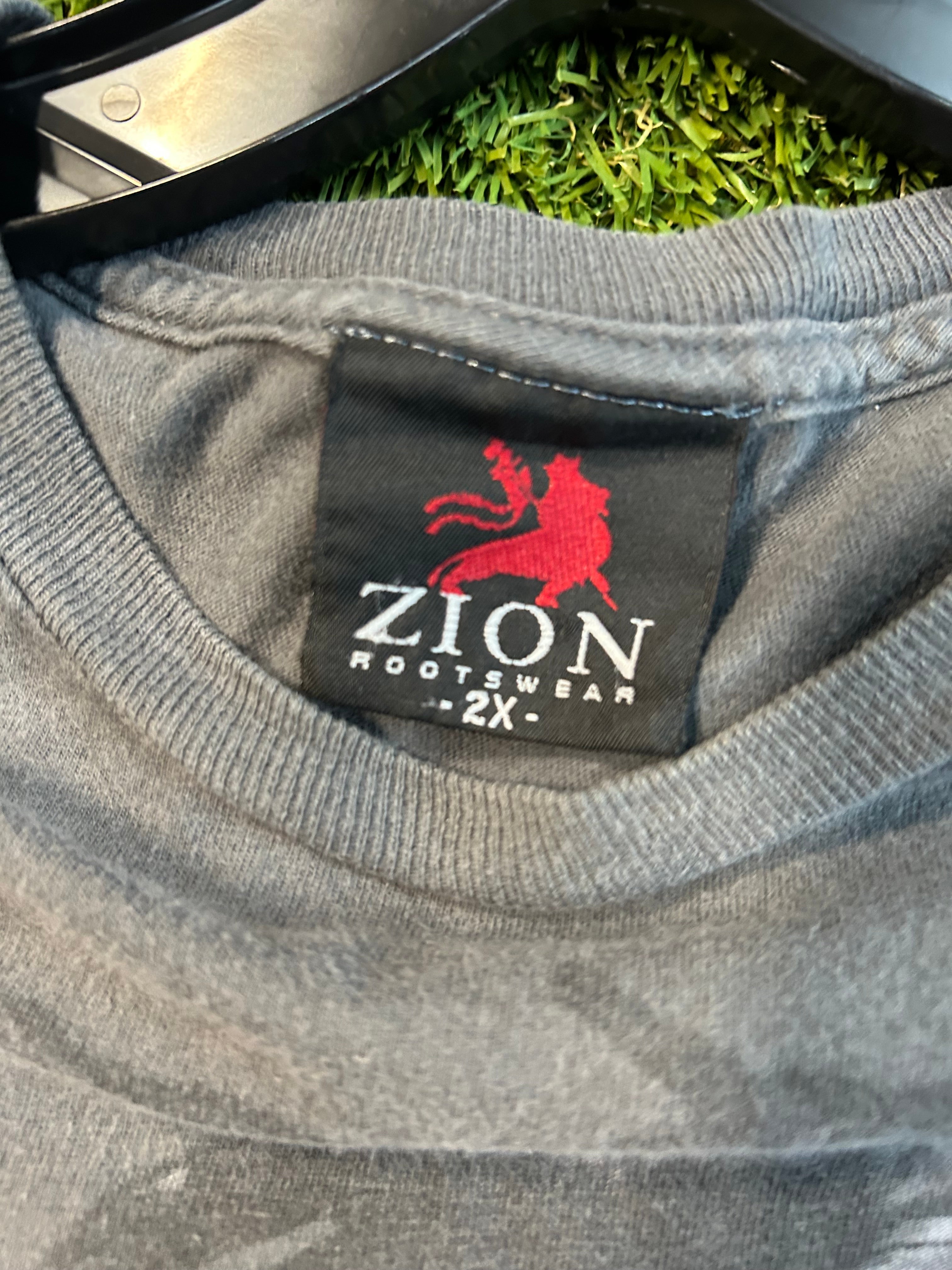 Y2K Zion Tag Bob Marley Tee