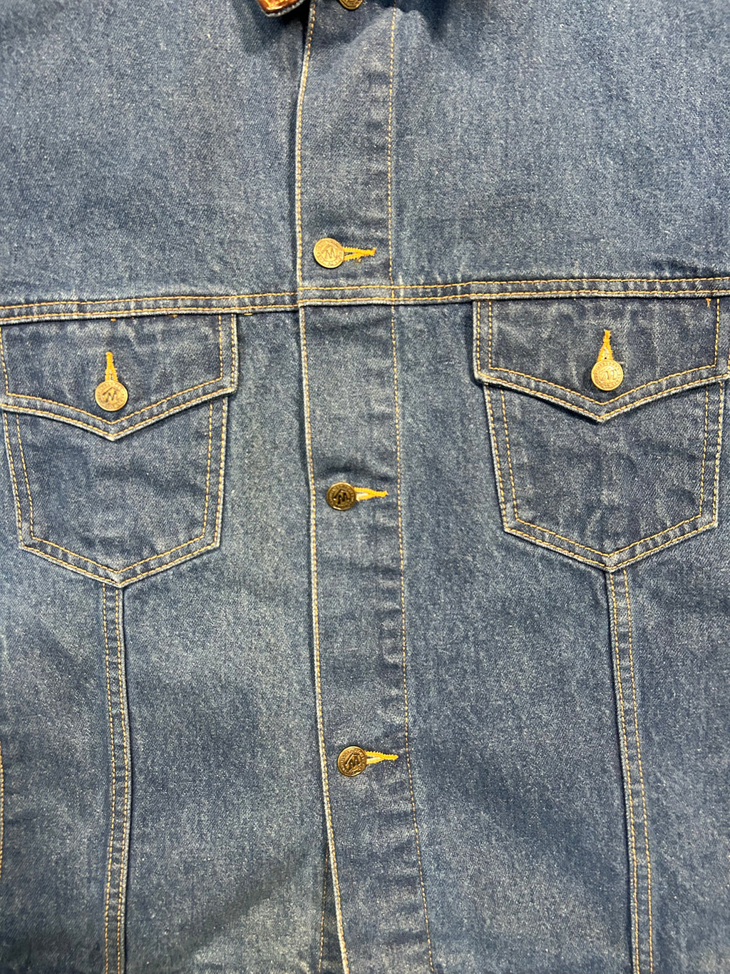 Vintage Marlboro Country Store Dark Blue Jean Jacket