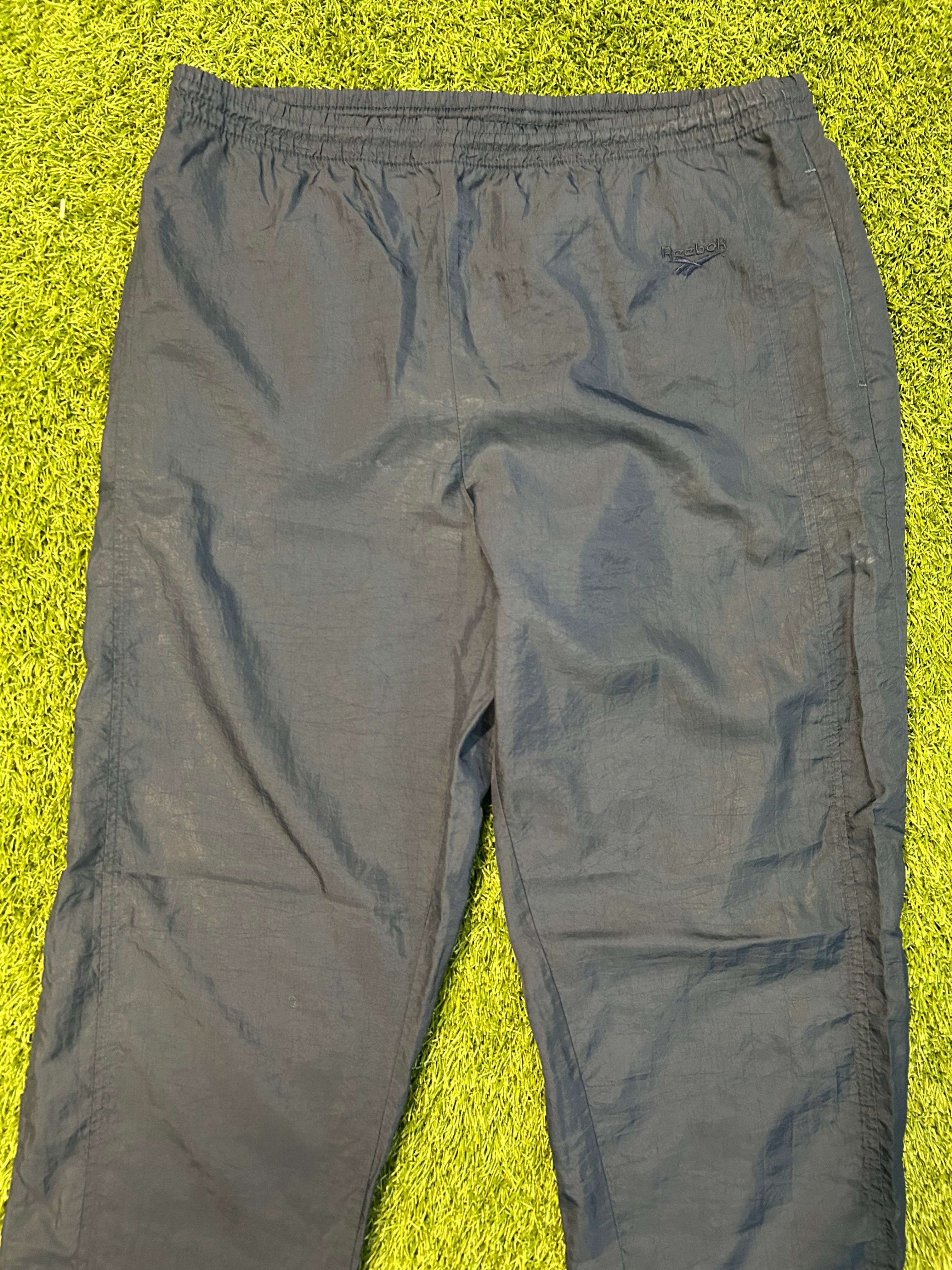 Vintage 90s Reebok Navy Blue Windbreaker Sweatpants