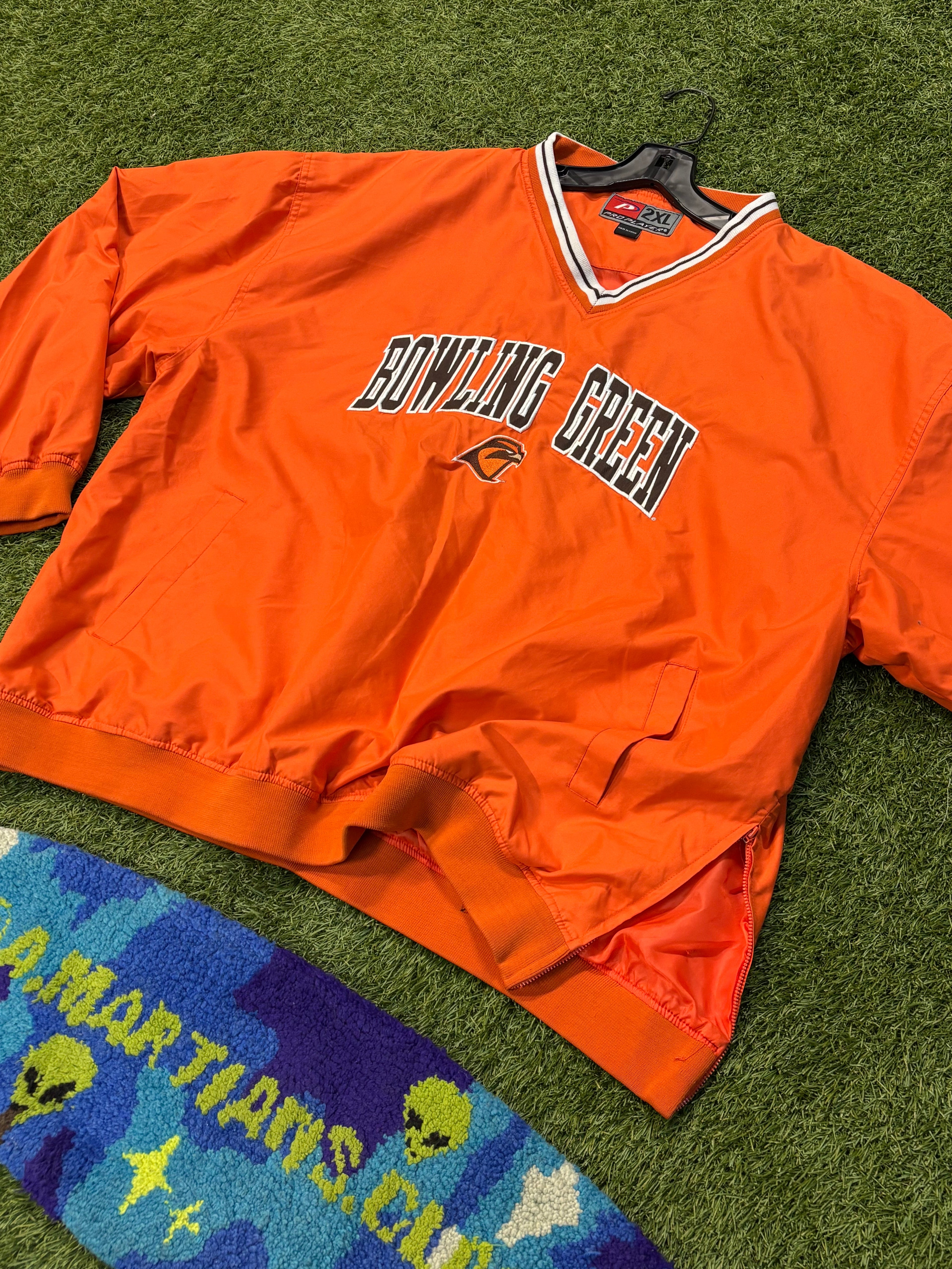 Y2K Bowling Green University Pullover Windbreaker
