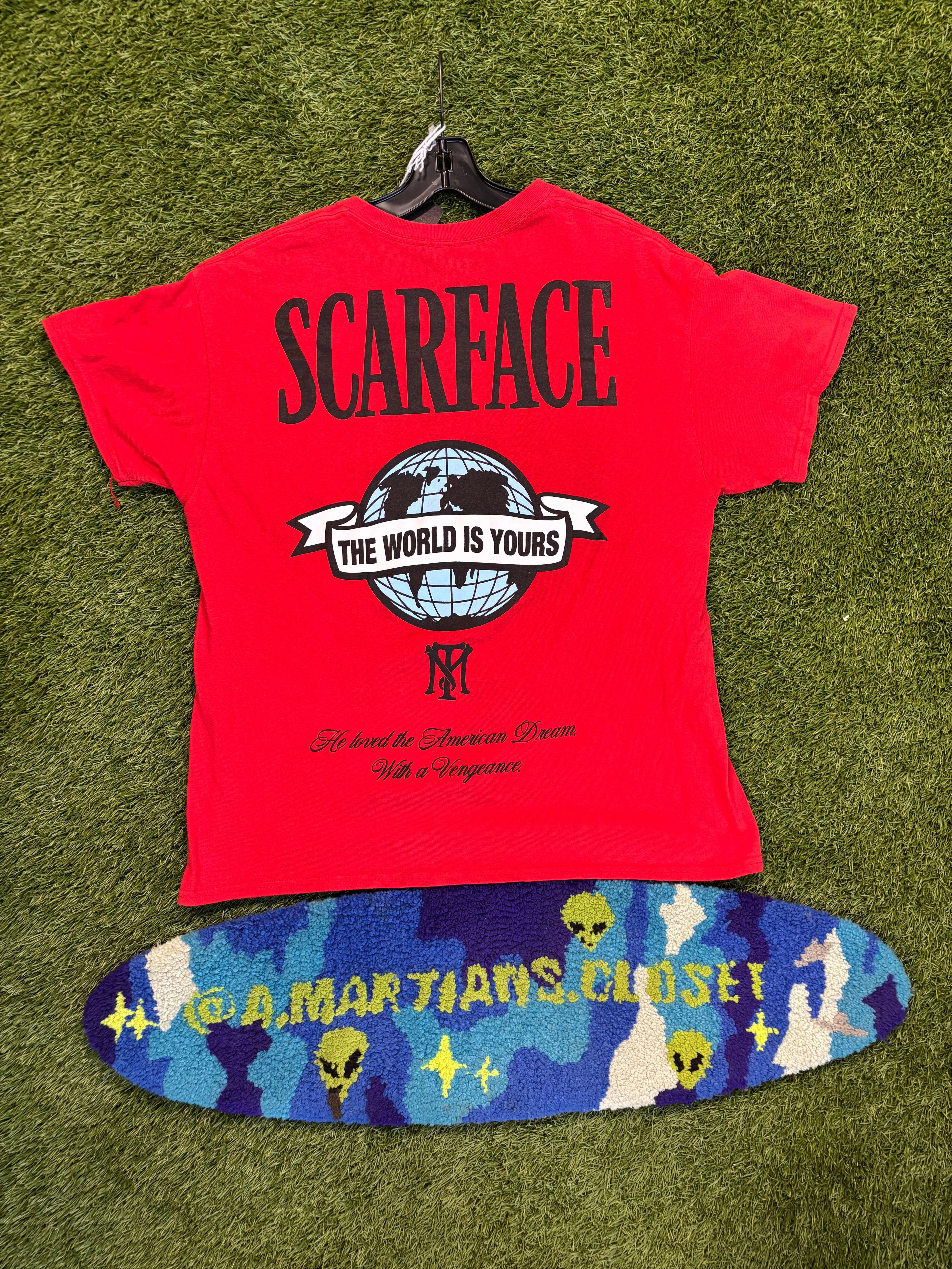 Scarface Tony Montana The World Is Yours Graphic Tee