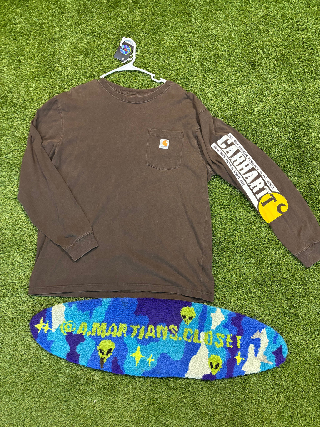 Carhartt Brown Long Sleeve Shirt