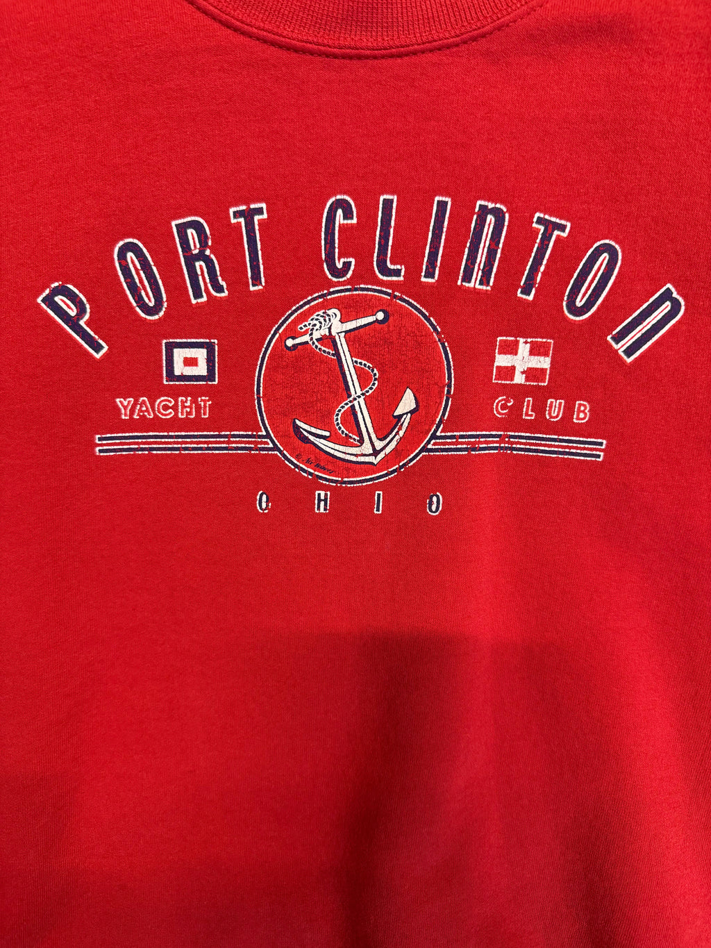 Vintage “Port Clinton Yatcht Club” Crewneck