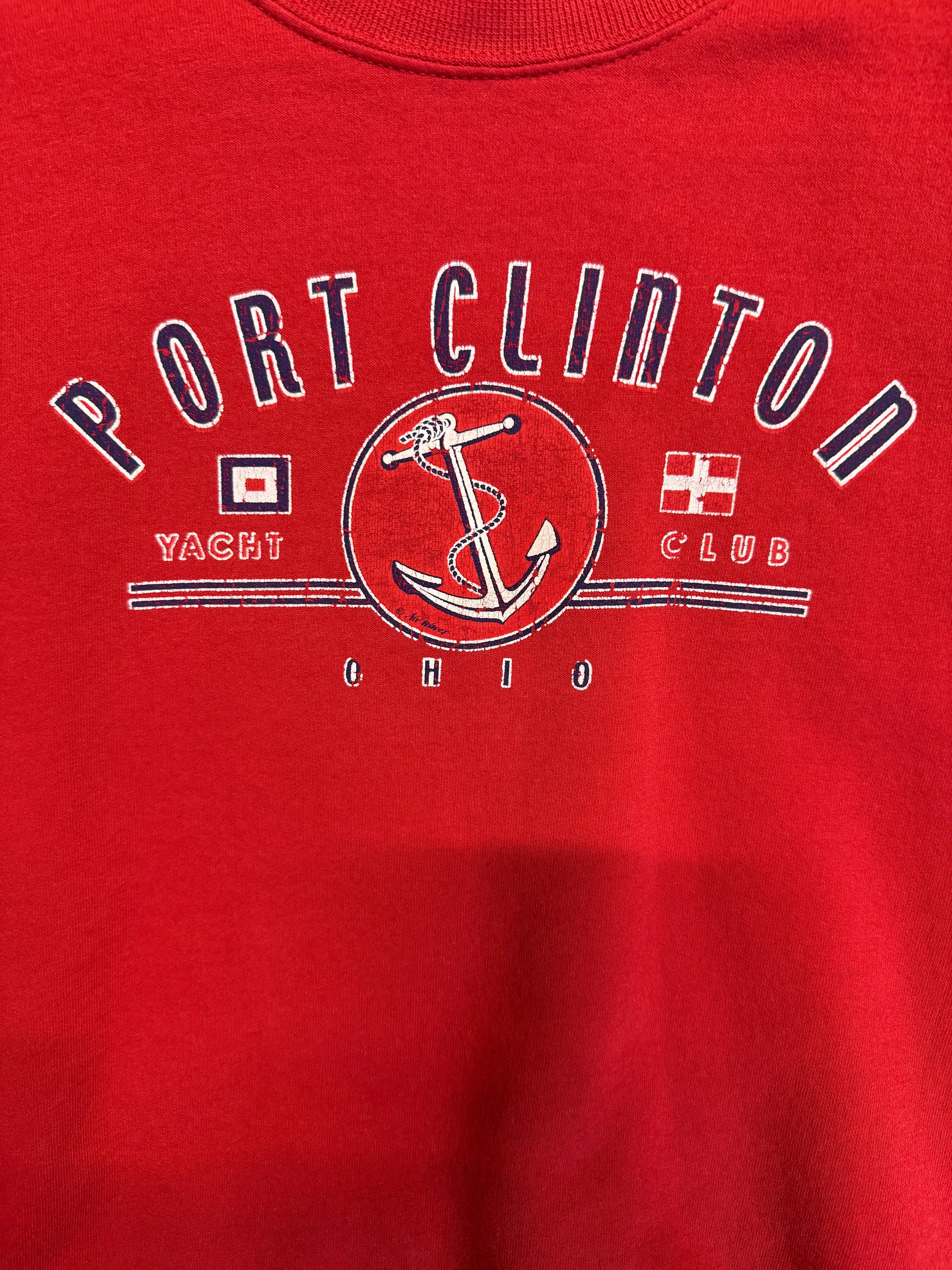 Vintage “Port Clinton Yatcht Club” Crewneck
