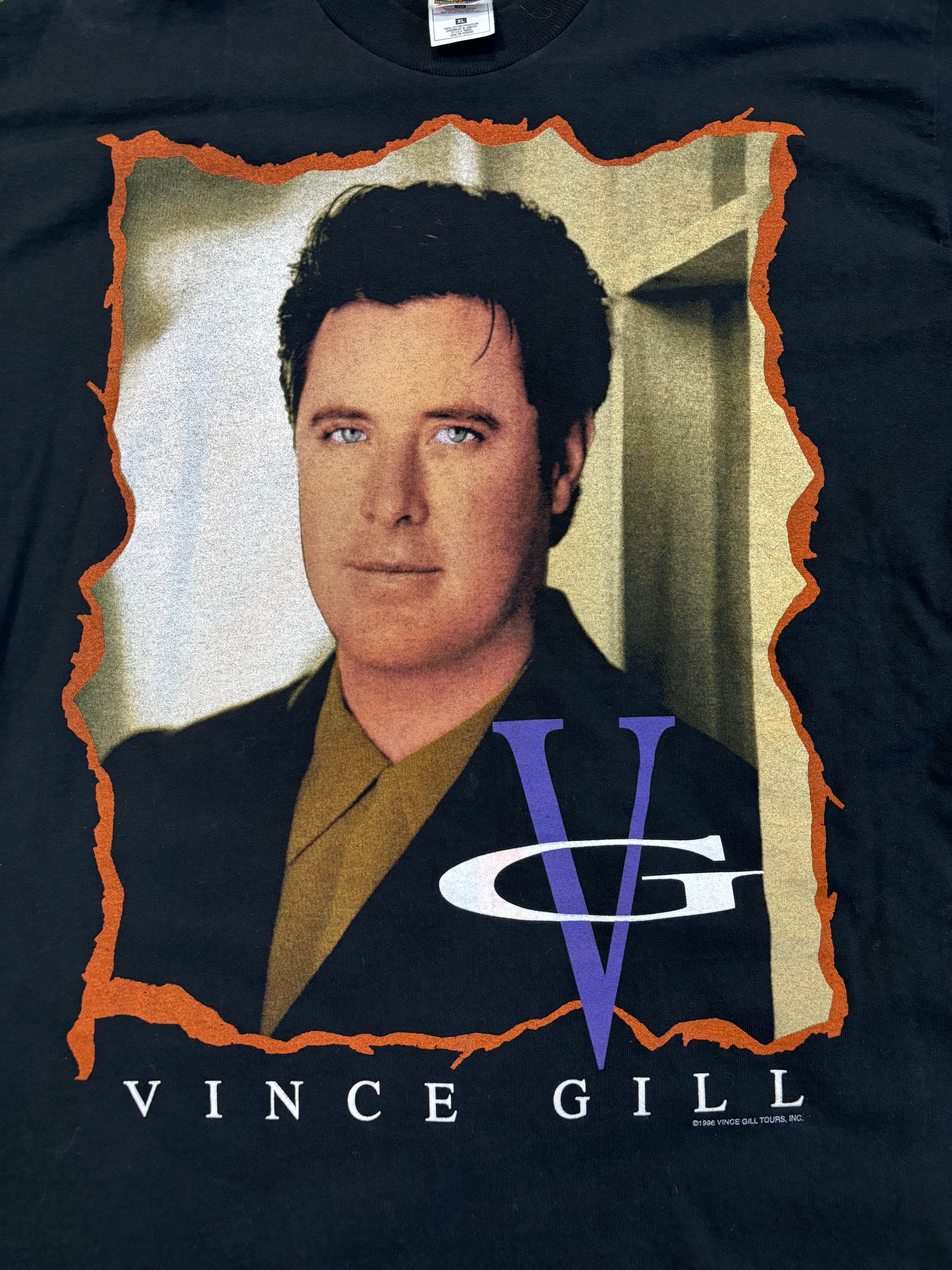 Vintage 1996 Vince Gill Tours Tee