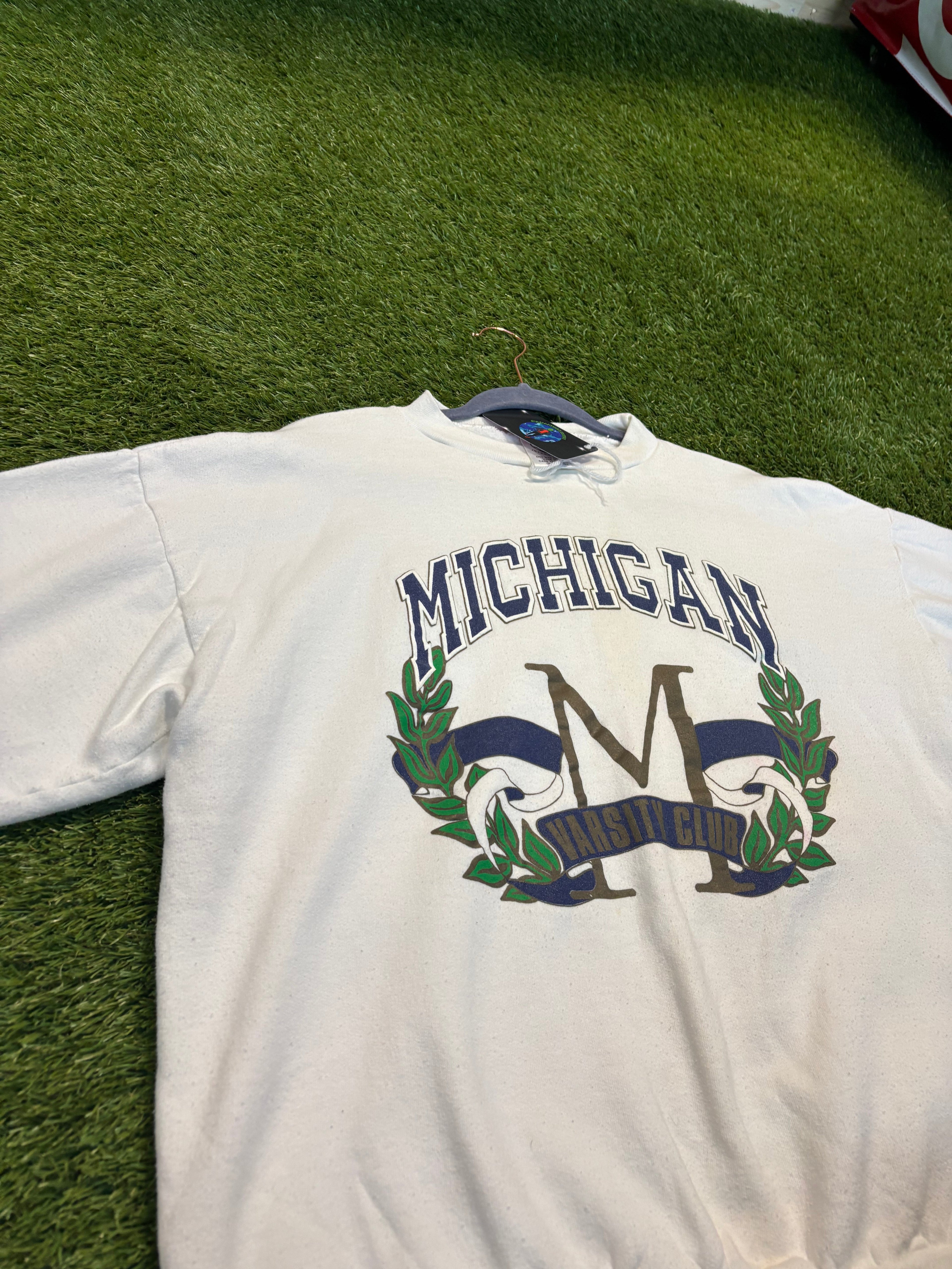 Vintage Michigan Varsity Club Crewneck