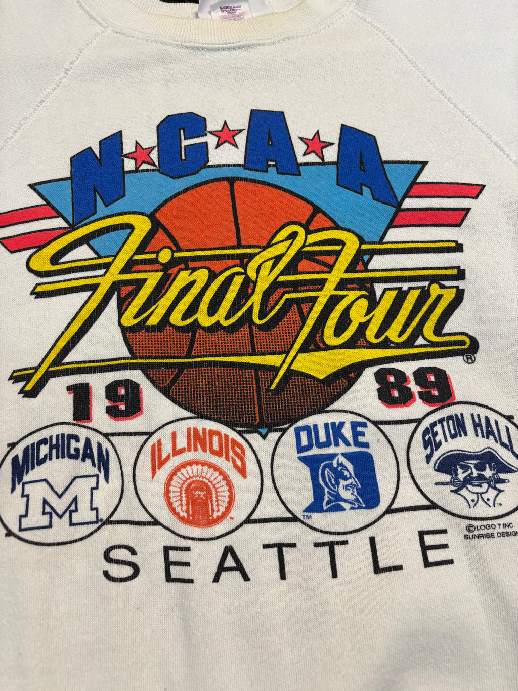 Vintage 1998 NCAA Final Four Seattle Crewneck