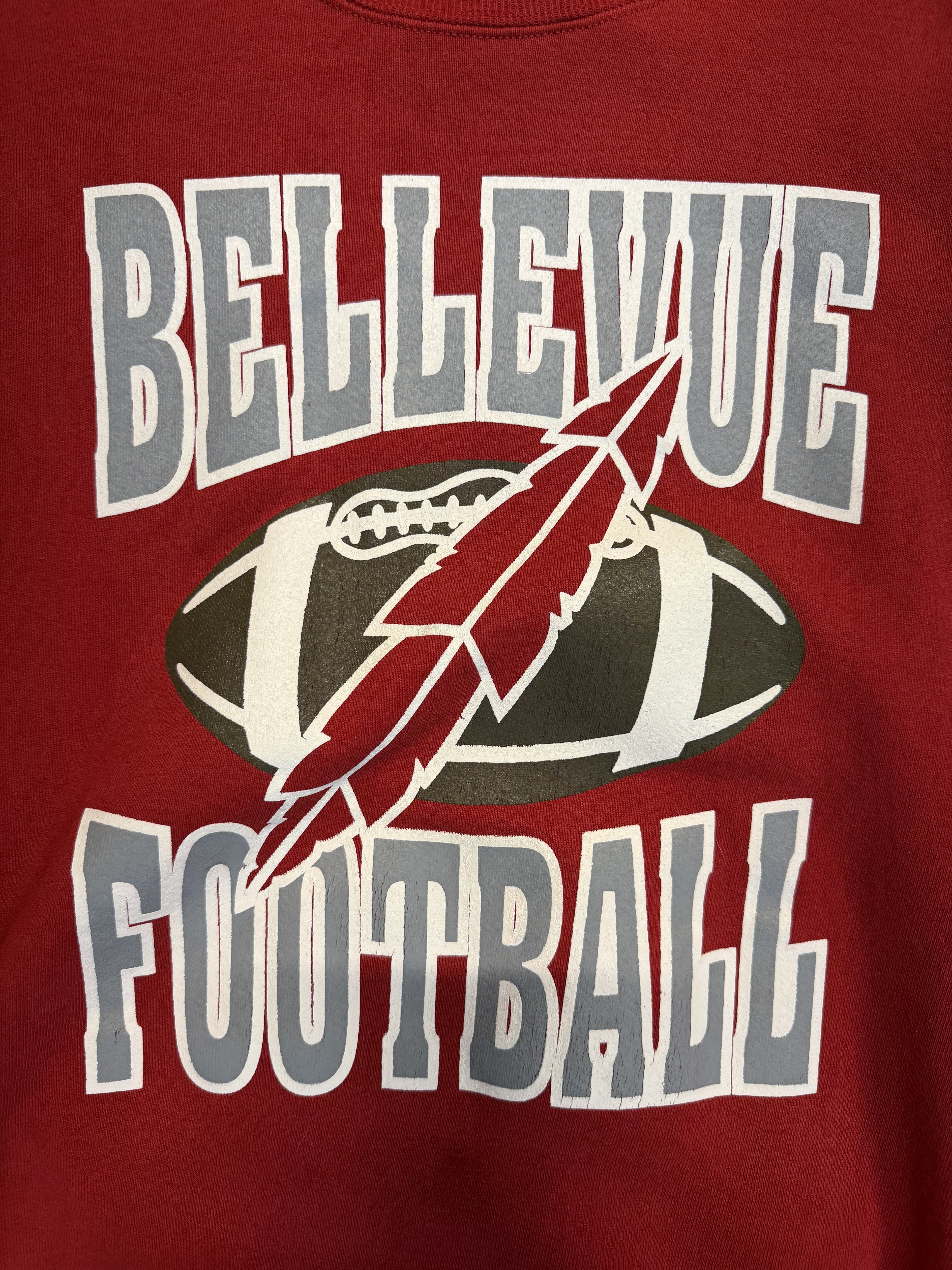 Vintage “Bellevue Football” Crewneck