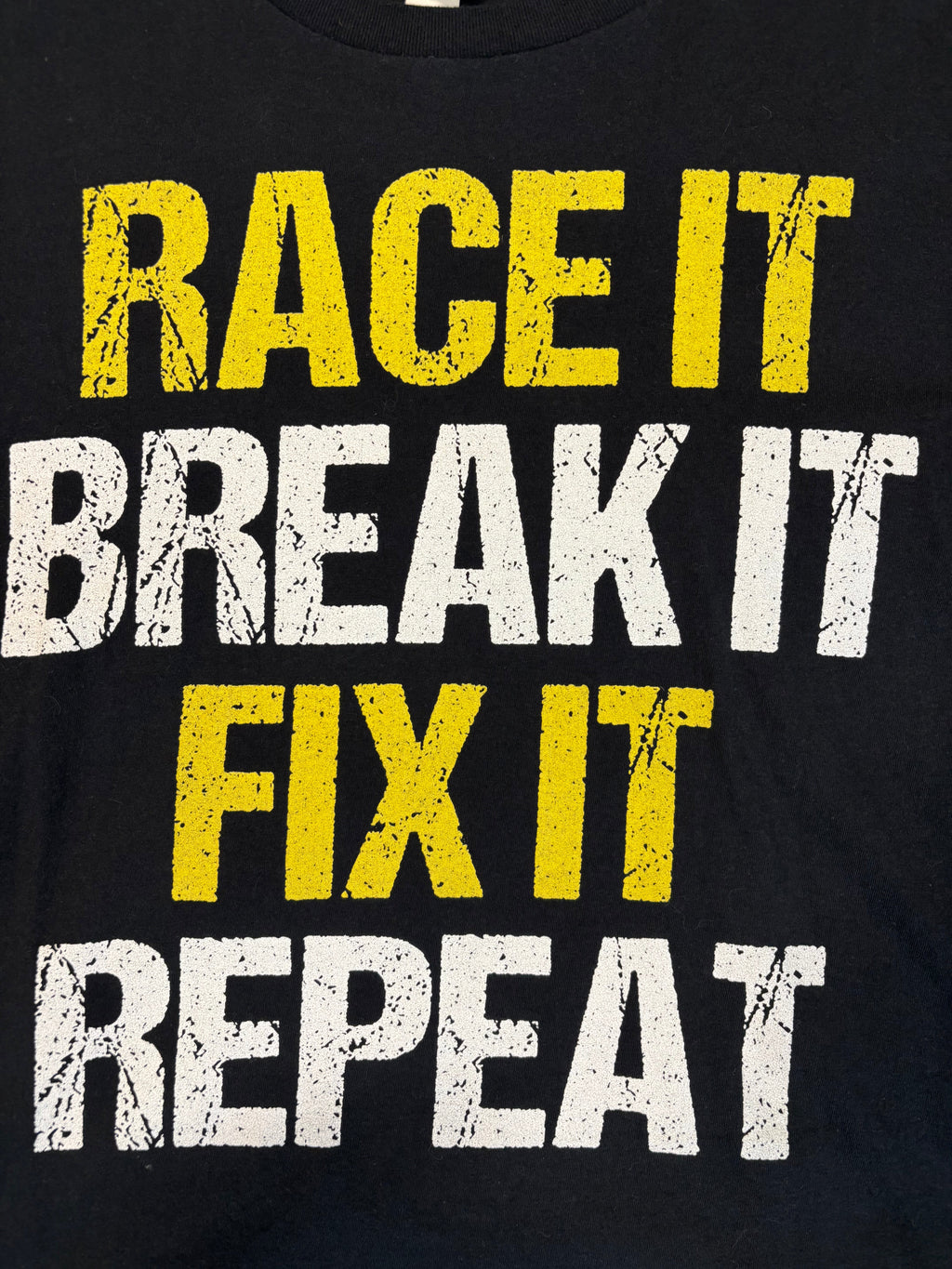 Race It Break It Fix It Repeat Tee