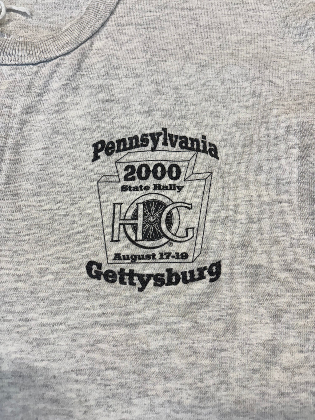 Y2K Gettysburg Pennsylvania Rally Into The Millennium Cutoff Tee