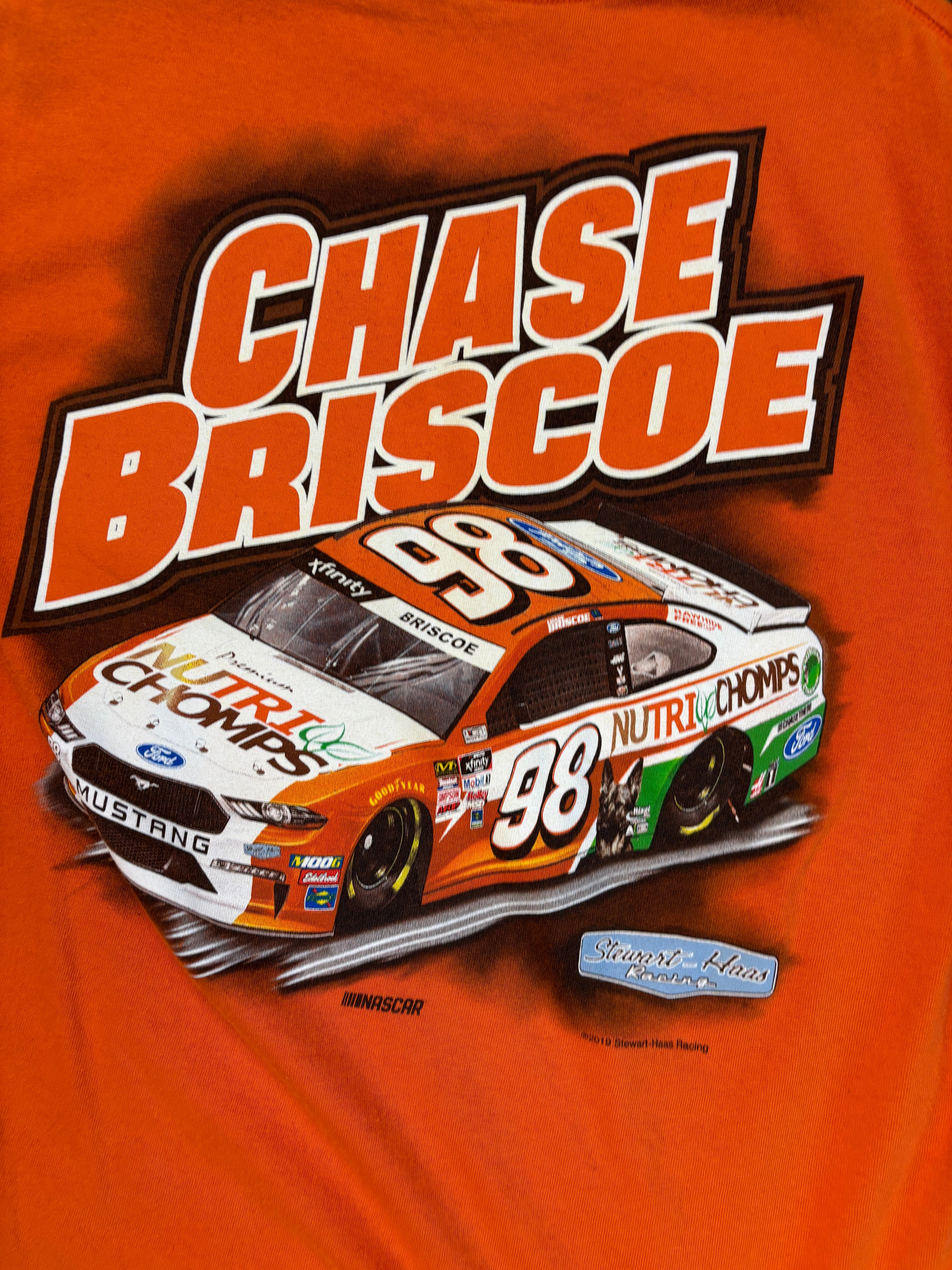 Chase Briscoe 98 Nutri Chomps 2019 Stewart-Haas Racing Tee