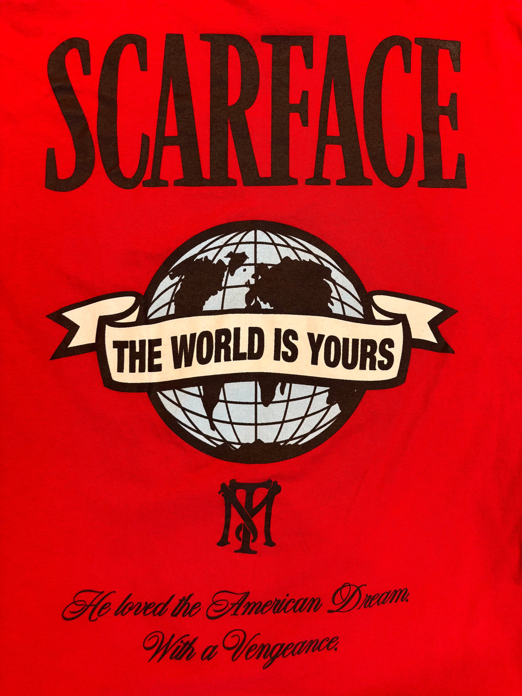 Scarface Tony Montana The World Is Yours Graphic Tee