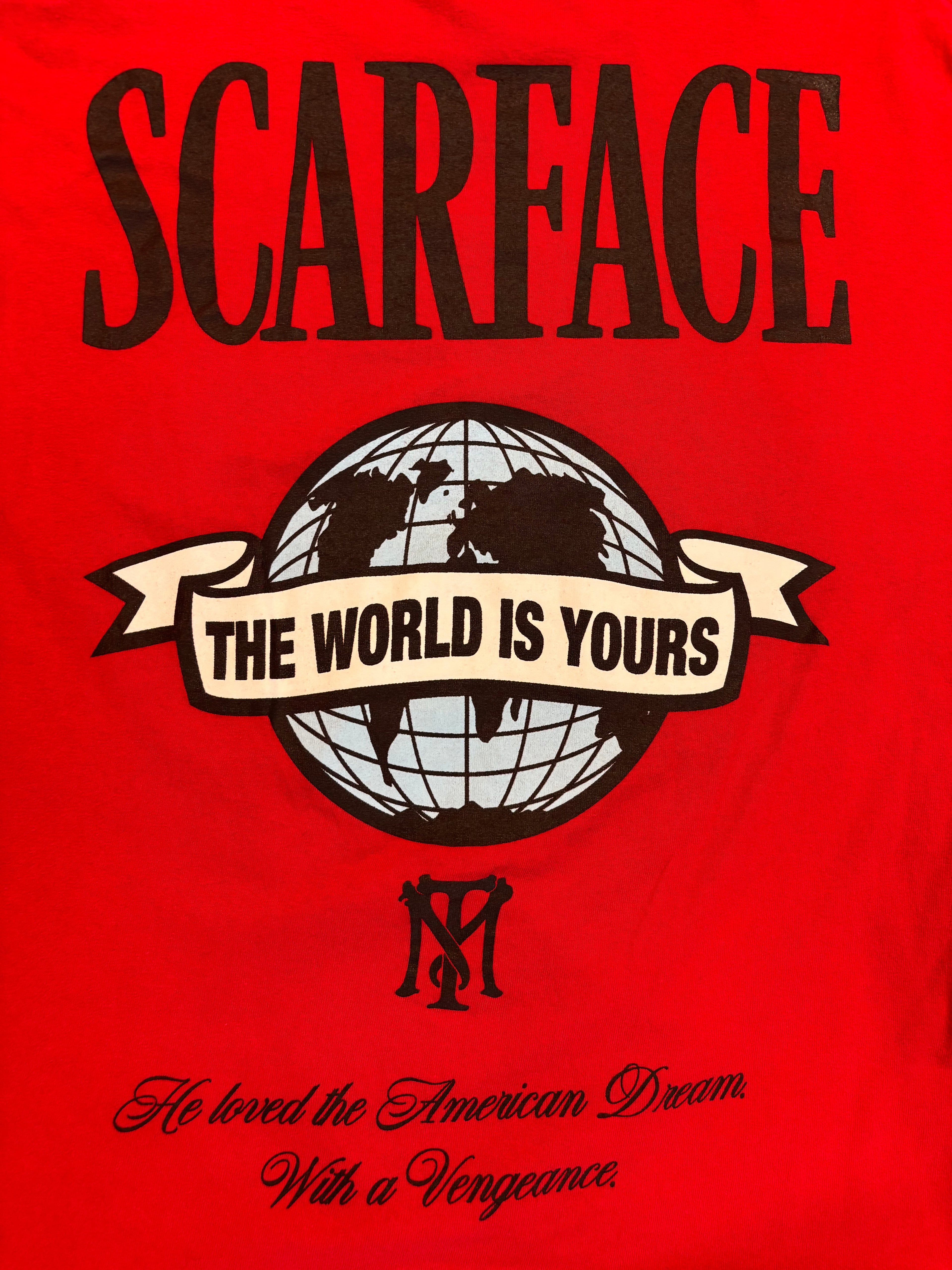 Scarface Tony Montana The World Is Yours Graphic Tee