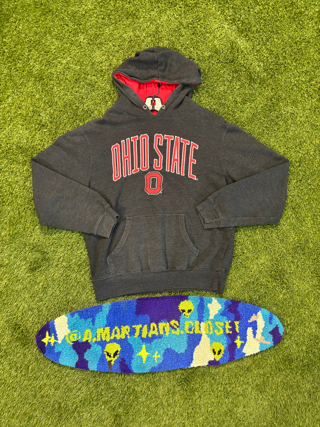 Ohio State Black and Red Hoodie