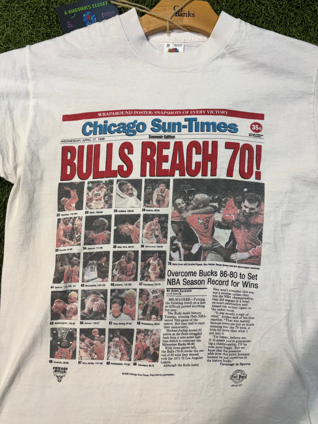 Vintage Chicago Bulls 96’ Tee