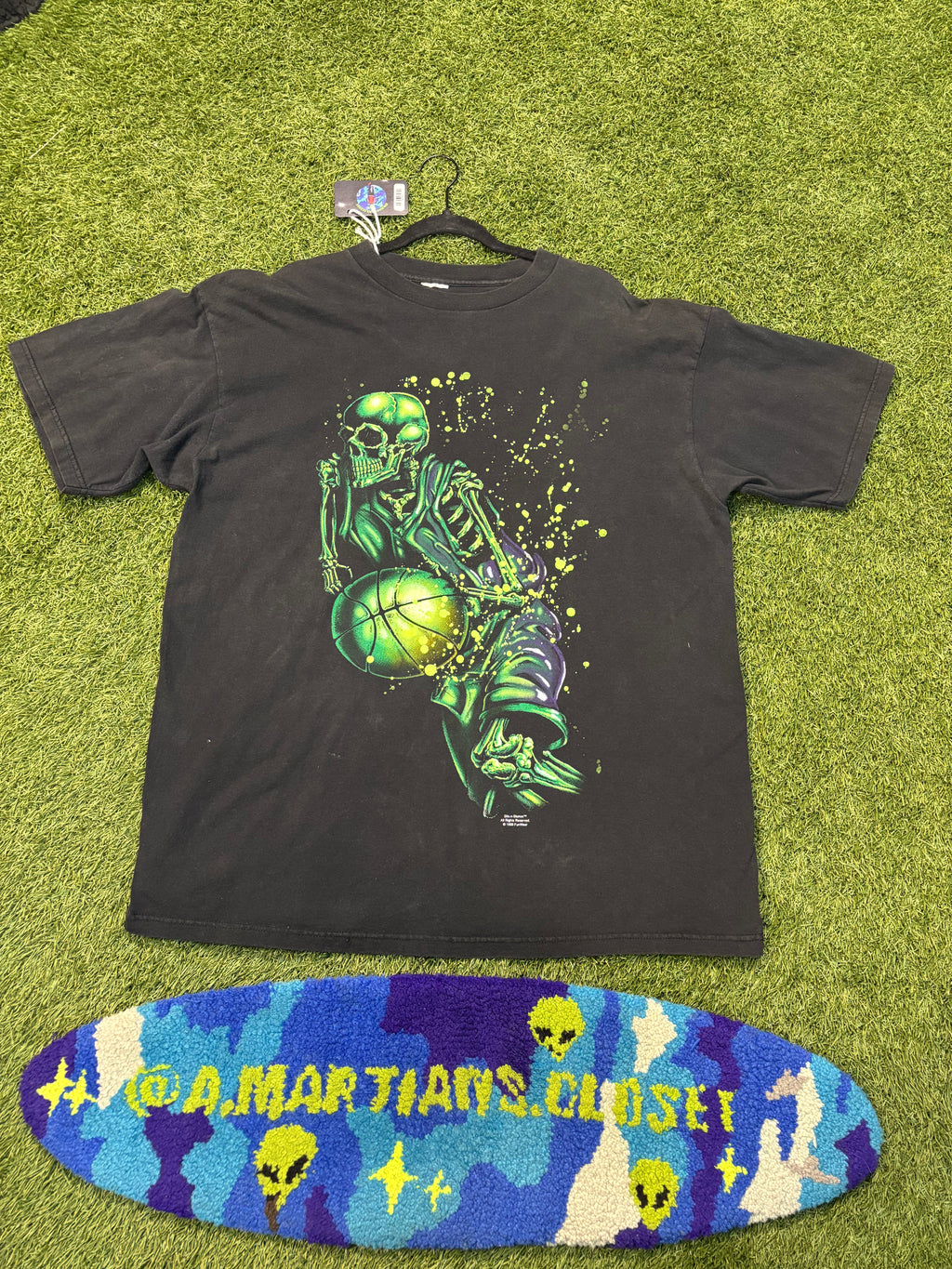 Vintage 90s Basketball Skeleton Stix-N-Stones