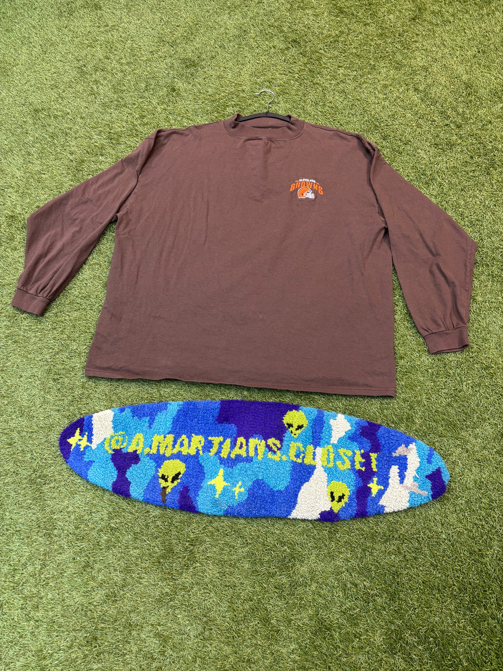 Y2K Cleveland Browns Small Embroidered Logo No Back Hit